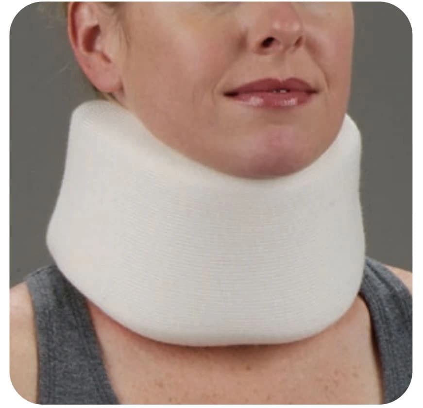 DeRoyal Cervical Collar, Adult Foam, Small, 3.5" x 16" - Collar Cervical 3.5" - Image 1