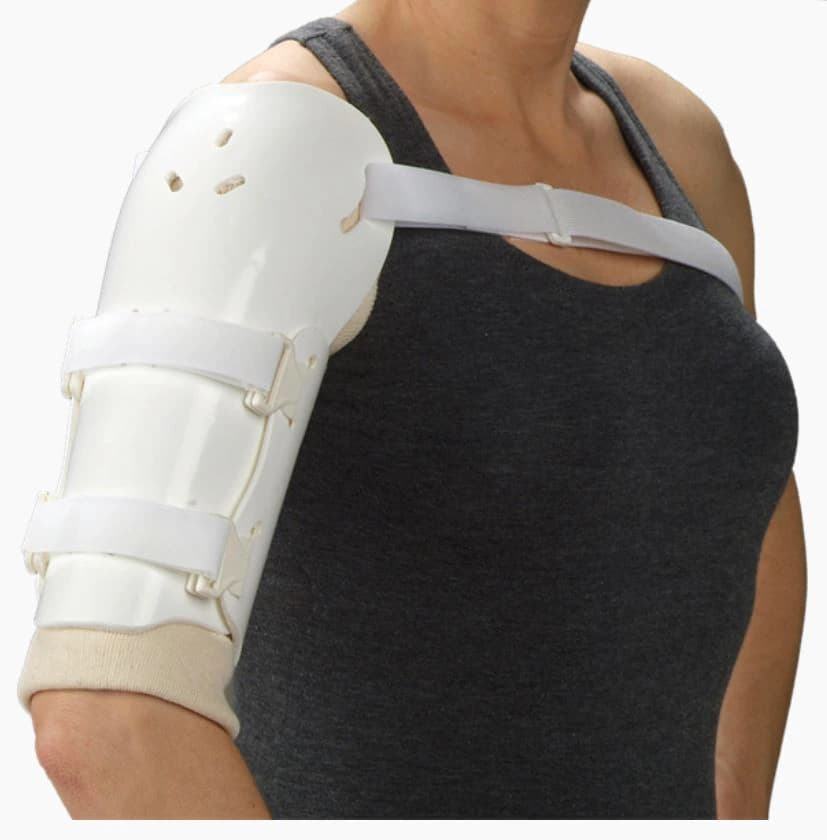 DeRoyal Humeral Fracture Brace, Adult, Thermoplastic, Large, Distal 13-15", Proximal 15-17" - Brace Humeral Fracture - Image 1