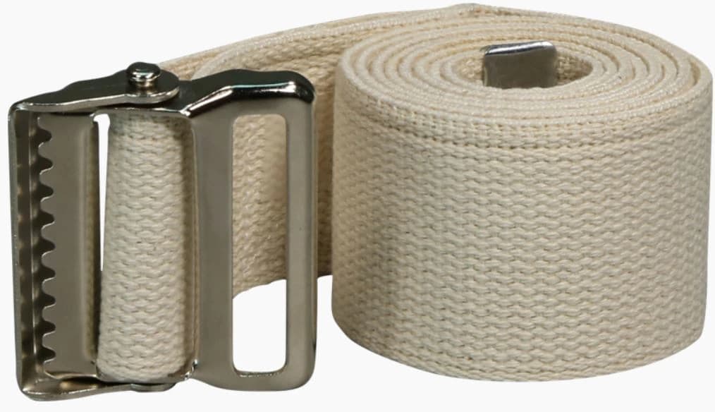 DeRoyal Heavy-Duty Gait Belt, Cotton, 2" x 56", Natural thumbnail 2