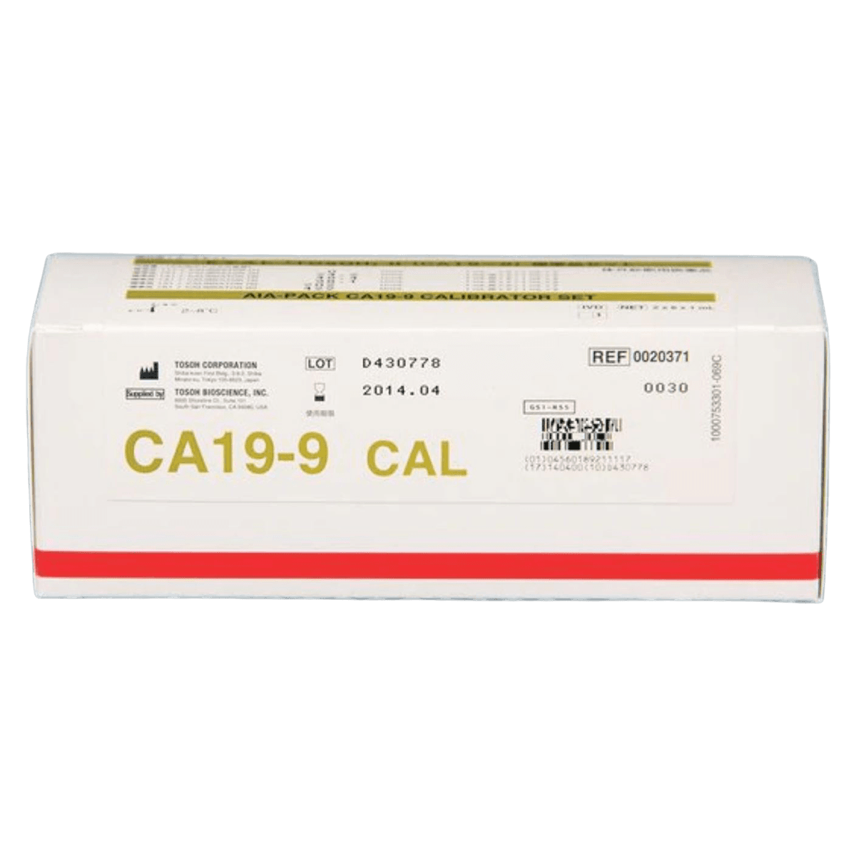 Tosoh AIA-Pack CA 19-9 Calibrator Set, 12 x 1 mL - AIA CA19.9 Calibrator Set - Image 1