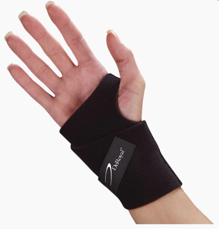 DeRoyal Universal Wrist Support, Neoprene Wraparound Brace, One Size (Adult) - Universal Wrist Support - Image 1