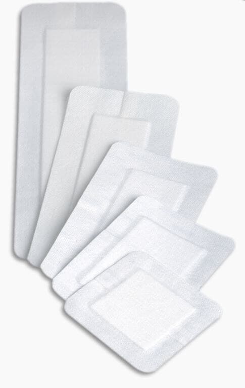 Covaderm Fabric Tape Island Dressing, 4" x 10", Sterile, Acrylic Adhesive, Non-Adherent - Covaderm 4x10 - Image 1