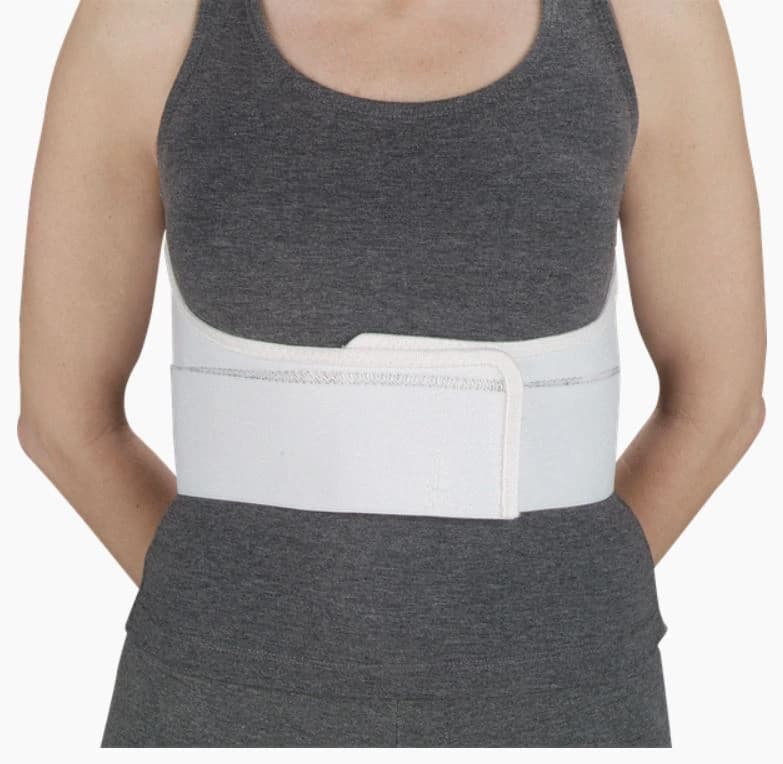 DeRoyal Premium Rib Belt, Adult Elastic, 6" Width, Size X-Large, 43" Length - Rib Belt-6" Male X-Large - Image 1