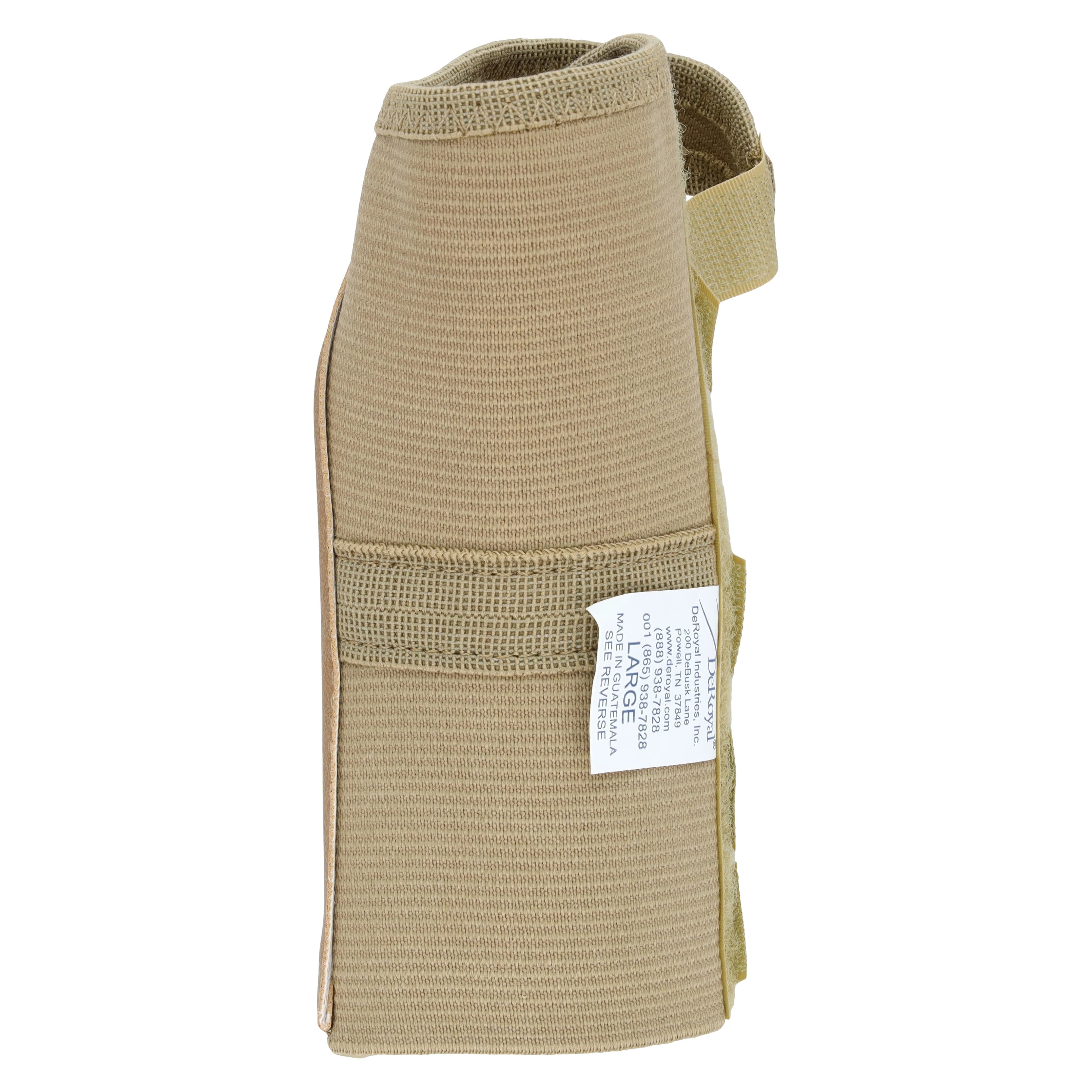 Deroyal Wrist Splint Elastic, Cotton/Elastic, Left, Large, 6" thumbnail 5