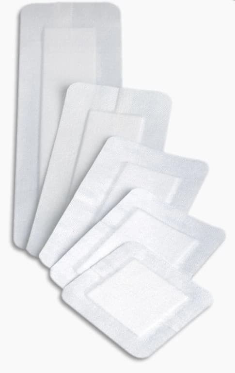 Covaderm Fabric Tape Island Dressing, 4" x 14", Sterile, Adhesive, Non-Adherent, Latex-Free - Covaderm Pad Sterile - Image 1