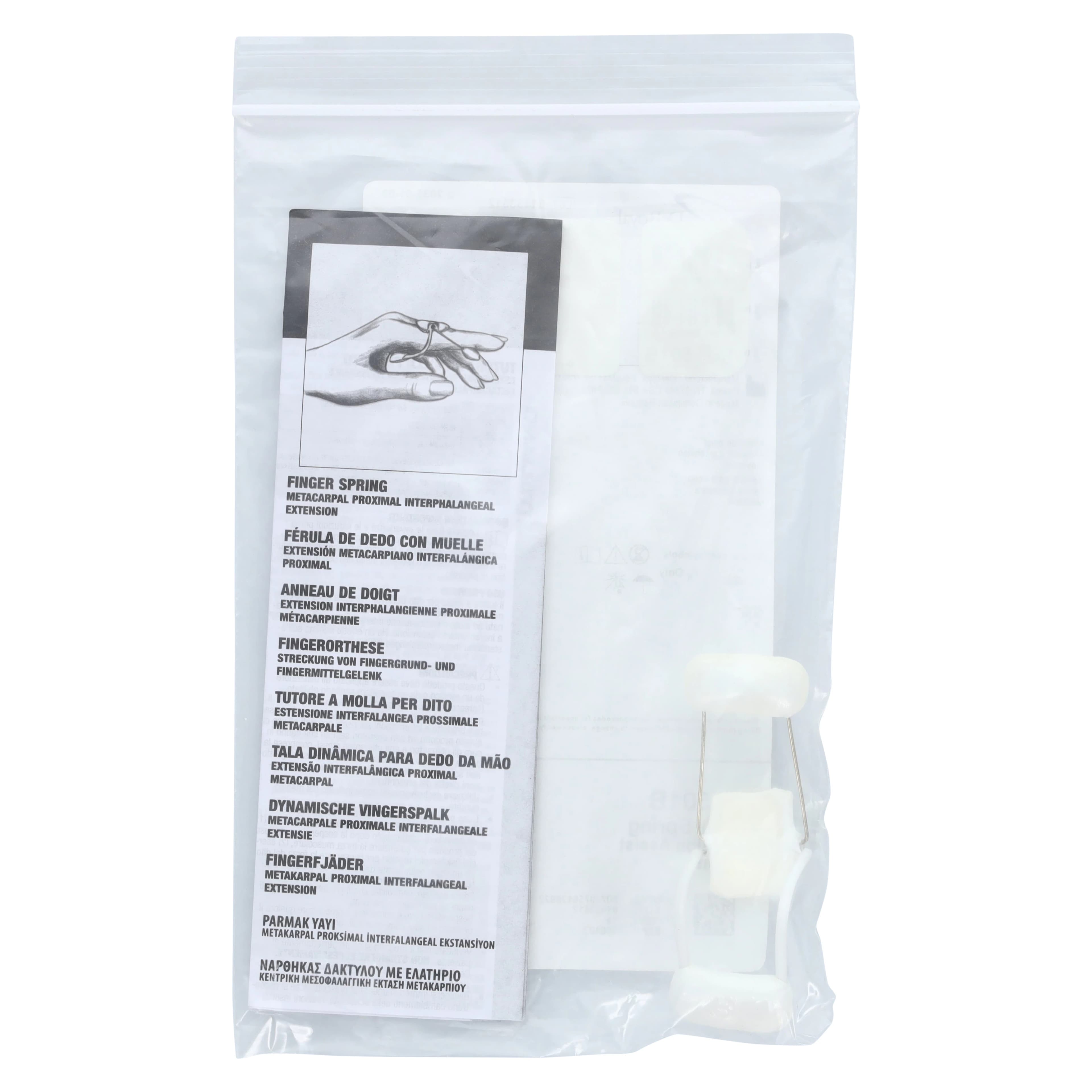 DeRoyal LMB Spring Extension Splint, Finger, Wire/Foam, Size Medium, 3" thumbnail 4
