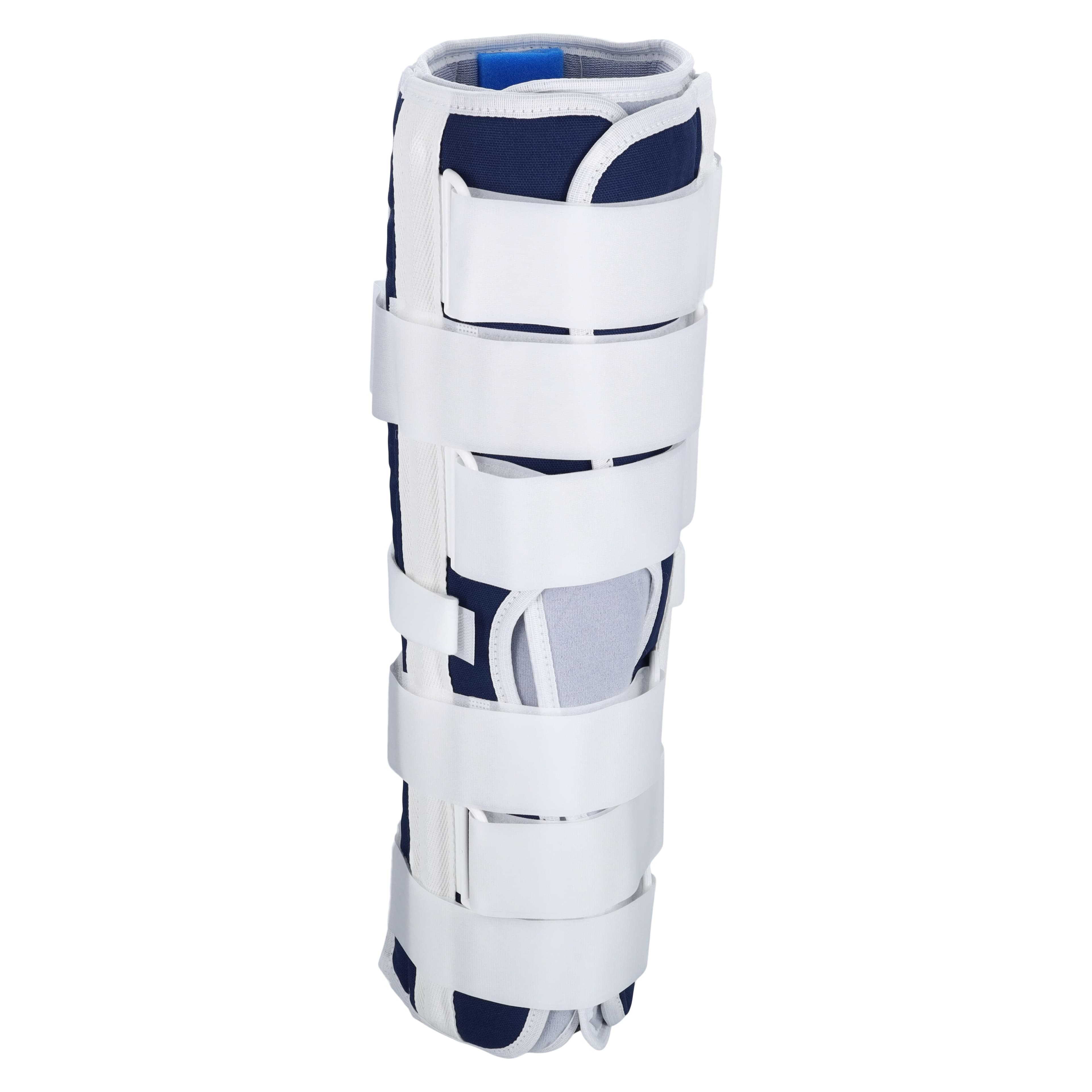 DeRoyal Deluxe Immobilizer Knee, Adult, Canvas, Blue, 19" thumbnail 2