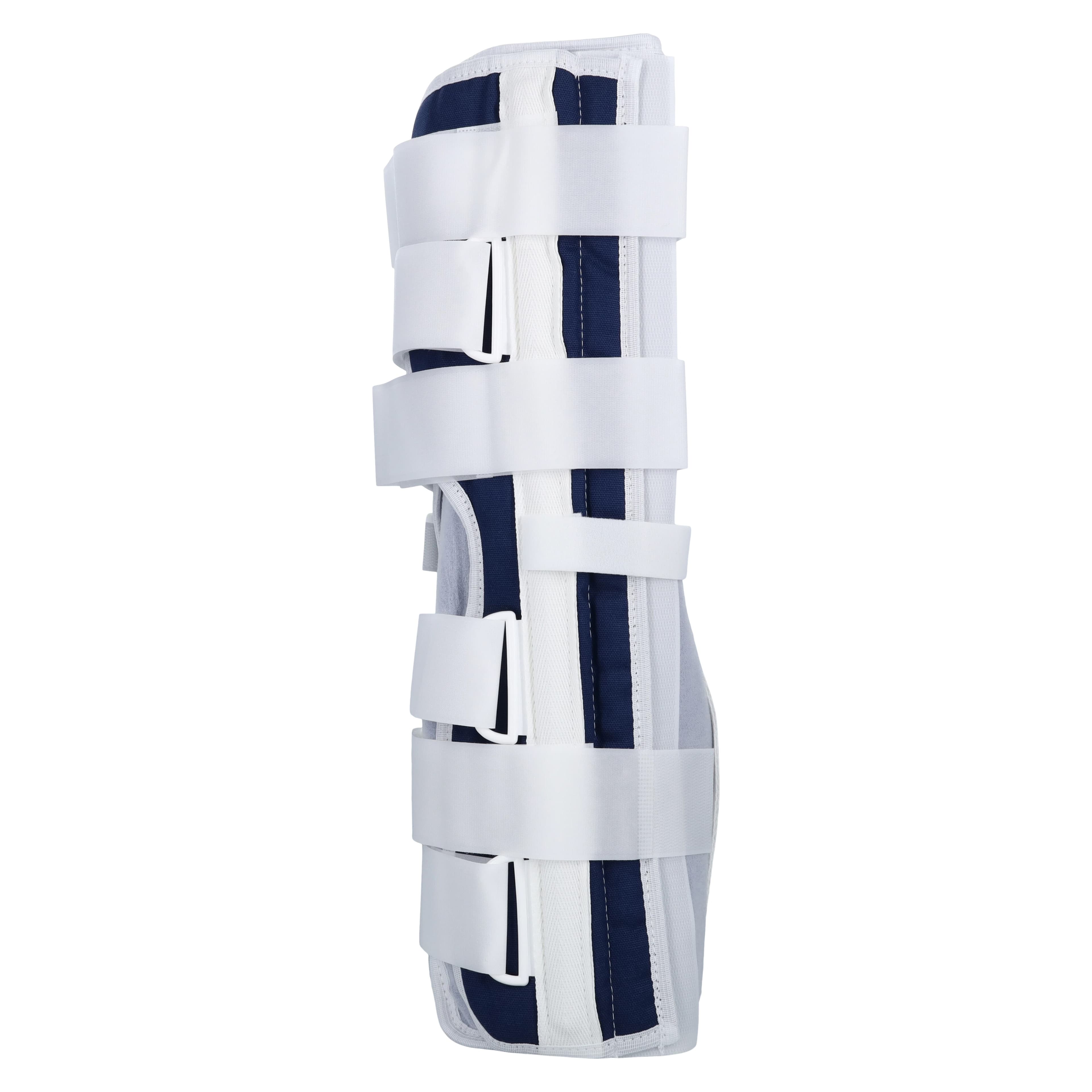 DeRoyal Deluxe Immobilizer Knee, Adult, Canvas, Blue, 19" thumbnail 4