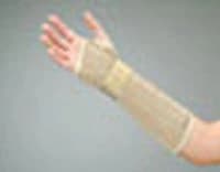 DeRoyal Wrist Splint, Leatherette, Medium, 8", Left, 1 Each - Wrist Splint Leatherette - Image 1