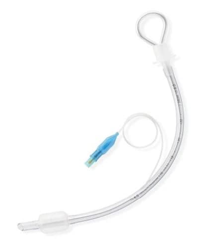 Aircare Endotracheal Tube, PVC, Cuffed, 6.0 mm, 10/Box - Aircare Endo Tracheal Tube 6.0 - Image 1
