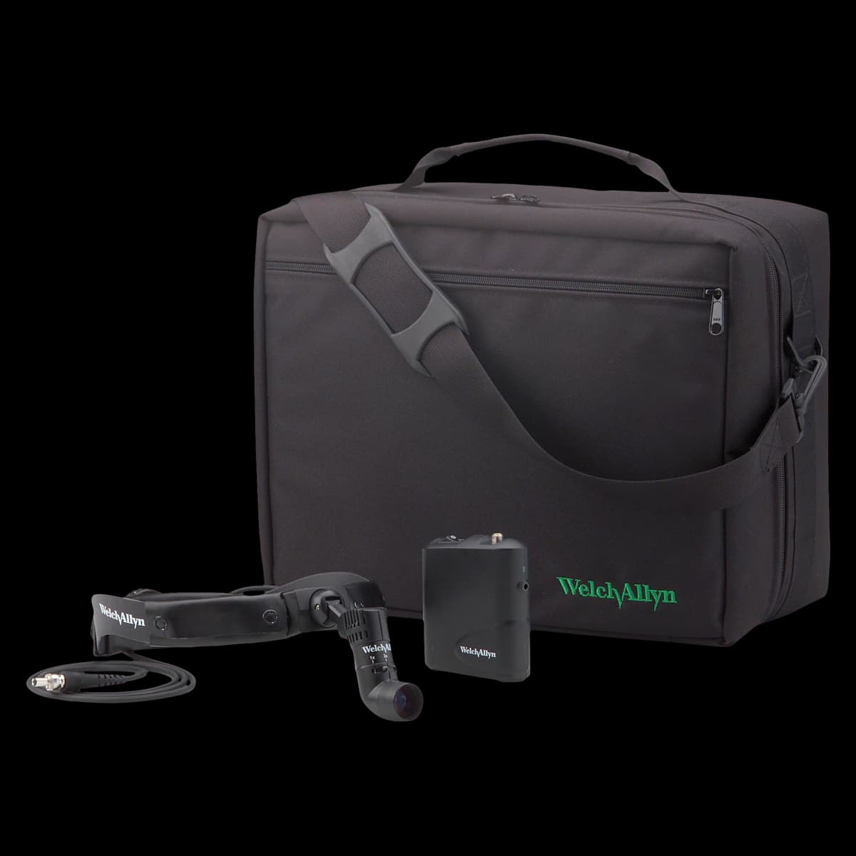 Welch Allyn 49020 Green Series Headlight Carrying Case - Case f/Solid State Procedures - Image 1