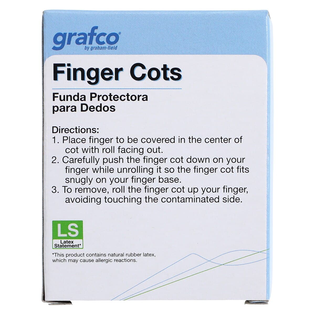 Sultan Finger Cots, Latex, Powder Free, Medium, Off White, 144/Box, #3908 M thumbnail 2