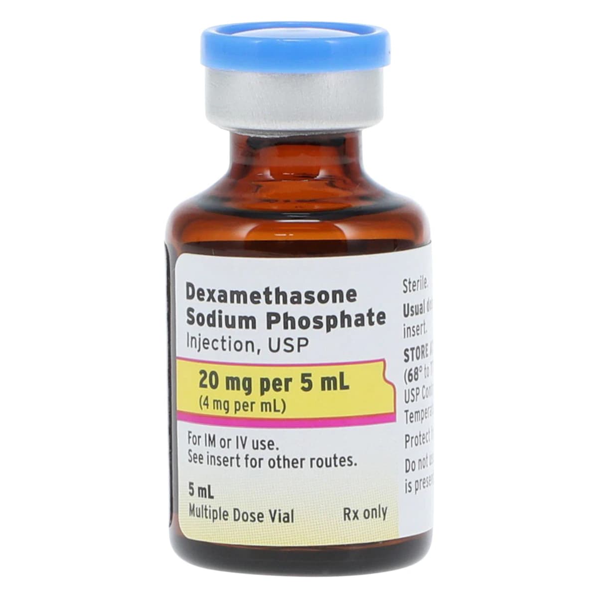 Dexamethasone Sodium Phosphate Injection, 4mg/mL, MDV, 5mL, 25/Package thumbnail 3