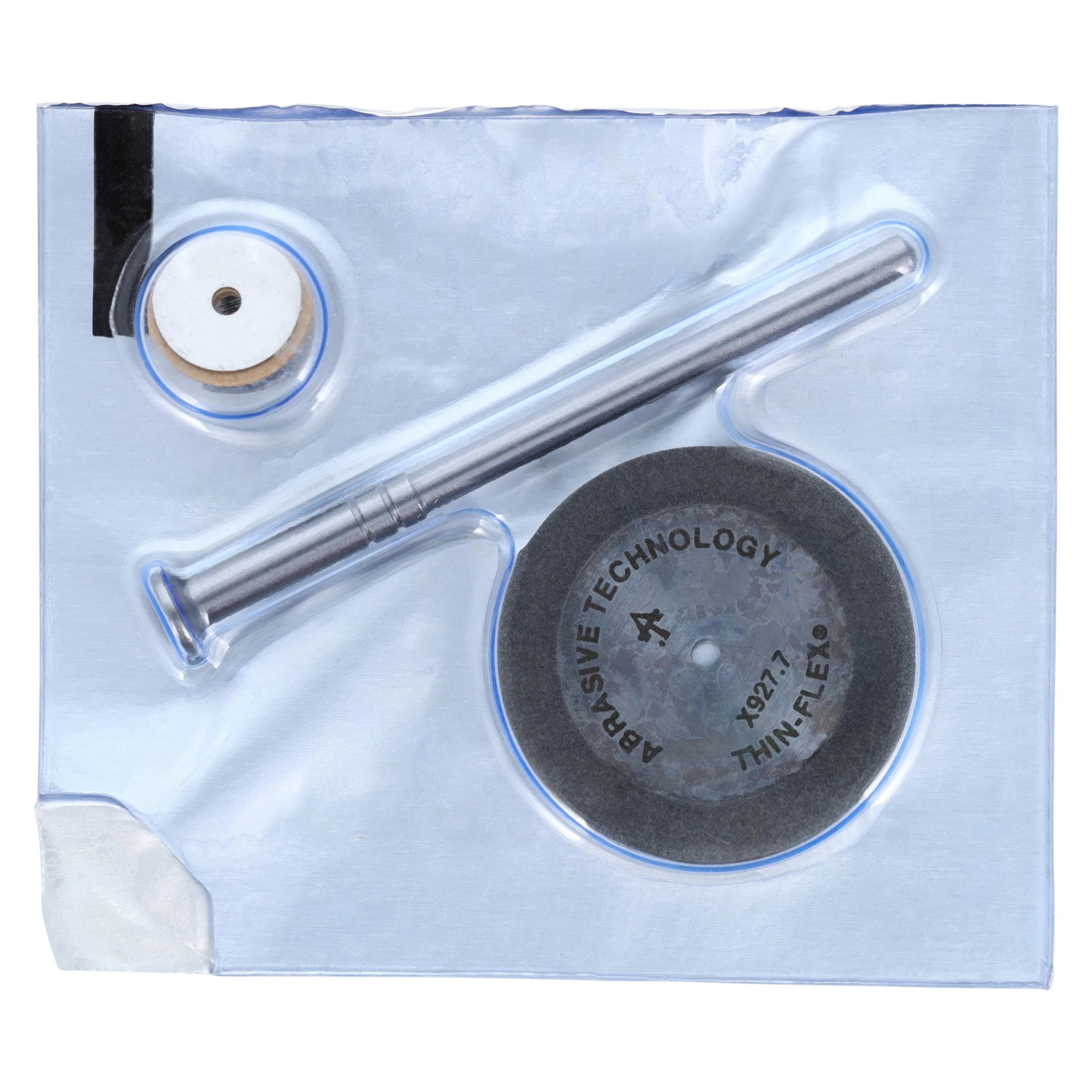 Two Striper Thin-Flex Diamond Discs, Double-Sided, 927-7, 0.15 mm, 45 Micron, 7/8" Diameter, with Mandrel, 2/Pk, 2012654 thumbnail 4