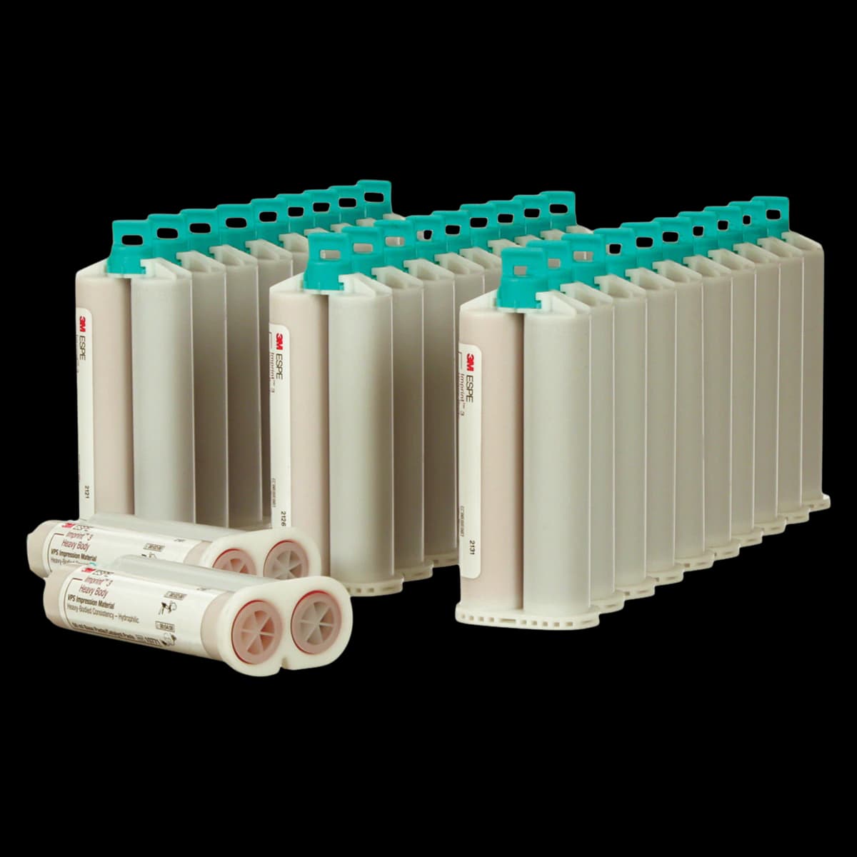 3M™ Imprint™ 3 Heavy Body VPS Impression Material Jumbo Refill, 50 mL Garant Cartridges, 30/Pkg, 10771J - 3M™ Imprint™ 3 Heavy Body VPS Impression Material Jumbo Pack of 30 - Image 1