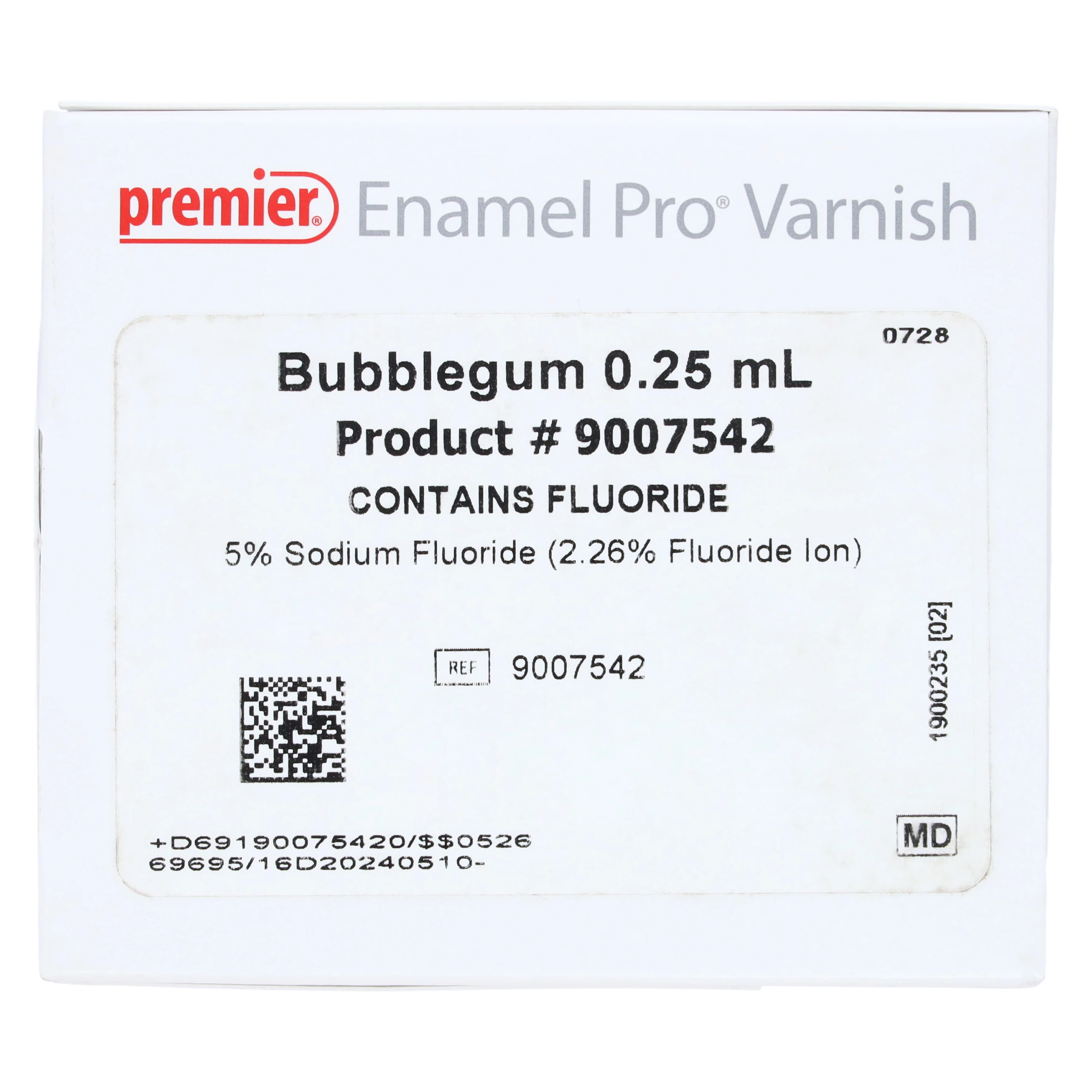 Enamel Pro Varnish, 5% Sodium Fluoride, Clear Bubblegum, 0.25 mL Unit Dose, 35/Pkg, 9007542 thumbnail 4