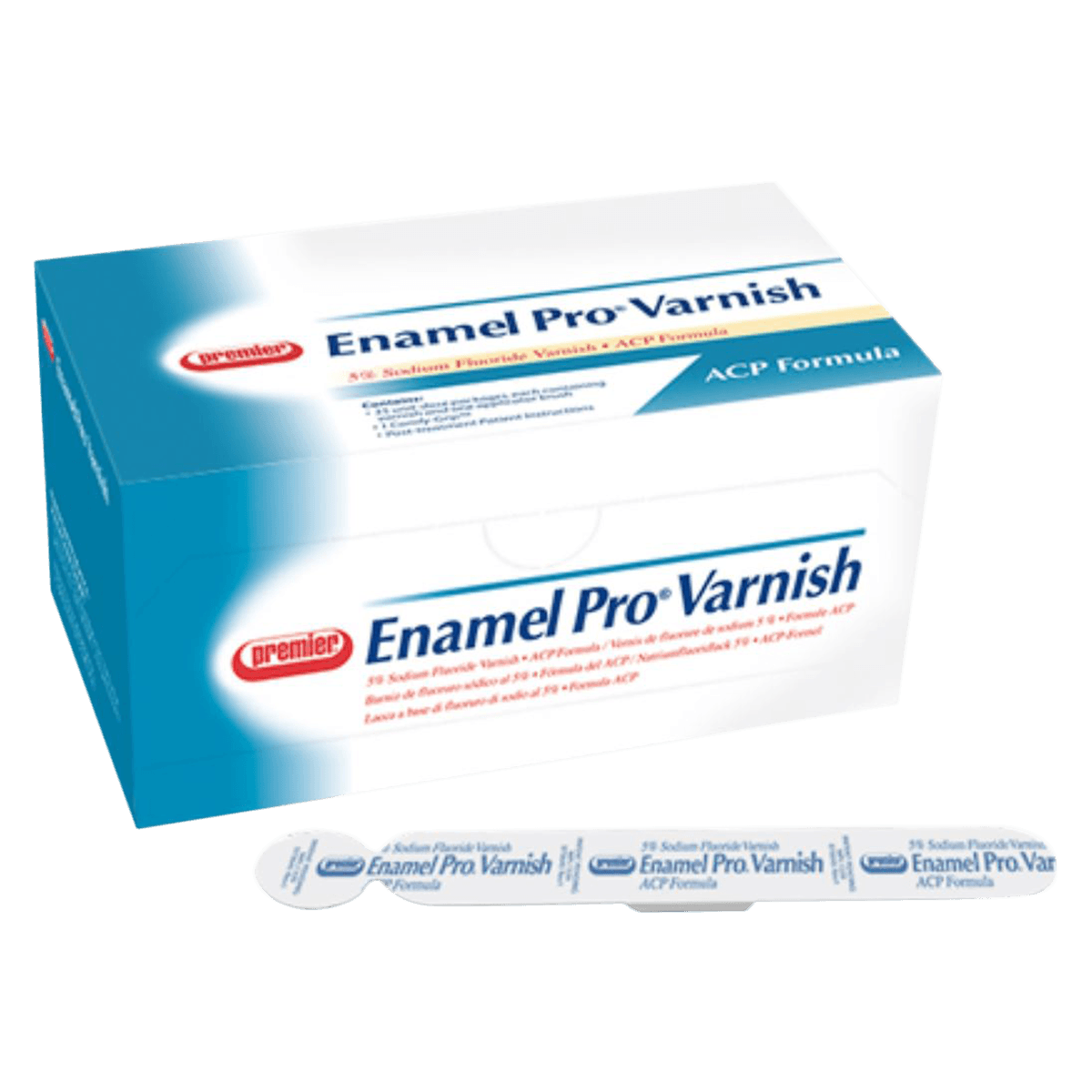 Enamel Pro Varnish, 5% Sodium Fluoride, 0.40 ml Unit Dose, Bubblegum, Clear, 200/Pk, 9007544 - Enamel Pro Varnish, 5% Sodium Fluoride, 0.40 ml, Bubblegum, 200/Pk, 9007544 - Image 1
