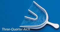 Premier Triple Tray Impression Trays, Three-Quarter Arch, 35/Box, 1006273 - Triple Tray Impression Trays, Three-Quarter Arch, 35/Pk, 1006273 - Image 1