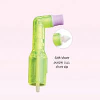 Premier 2pro Total Access Disposable Prophy Angle, Soft/Short Purple Cup, 144/Bag, 5500101 - 2pro Disposable Prophy Angles, Soft - Image 1