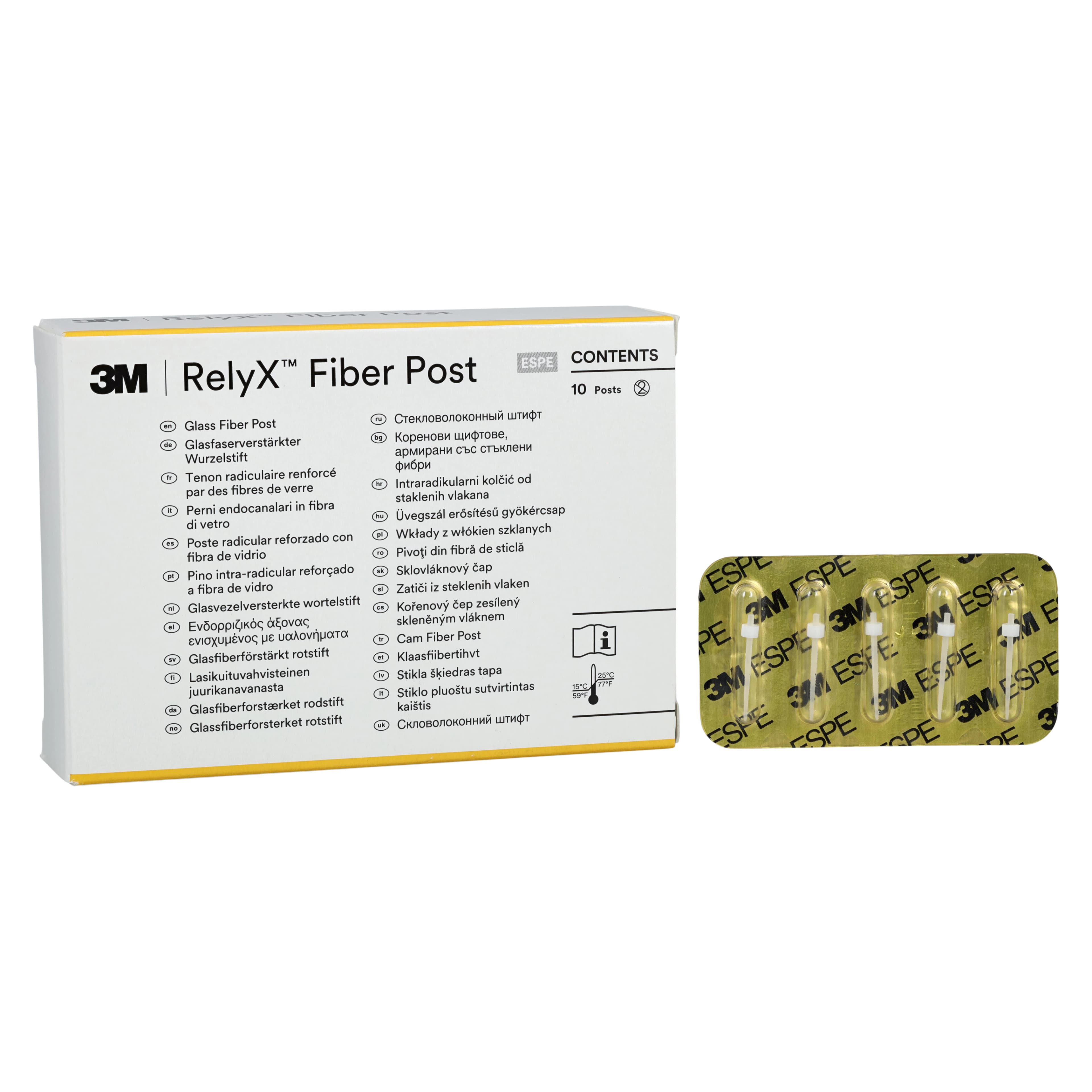 3M RelyX Fiber Post Refill, Size 0, 1.1 mm, White, 10/Pk, 56872 thumbnail 2
