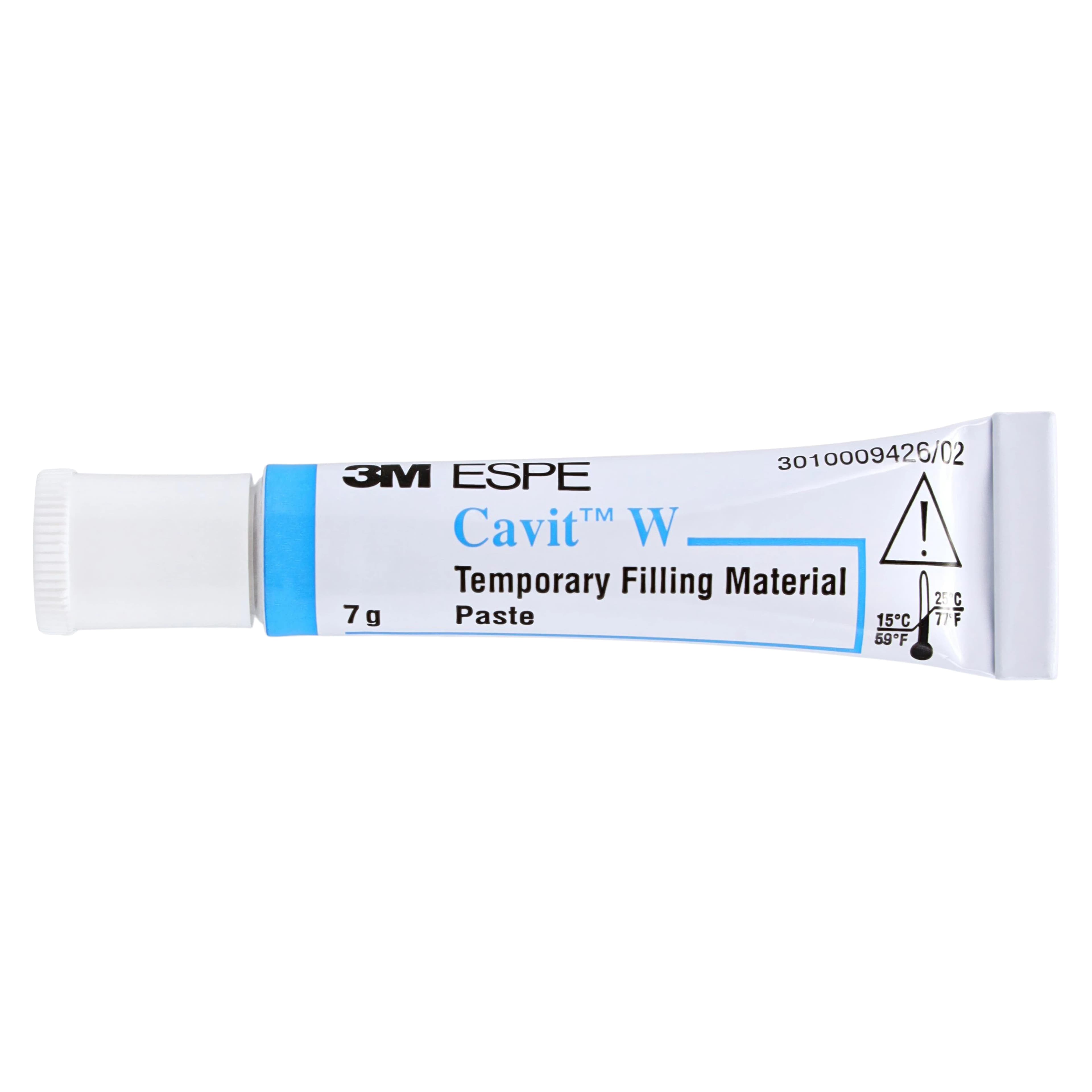 Cavit-W Temporary Filling Material, Medium Set, 7 g Tube, White, 10/Pk, 44350 thumbnail 3