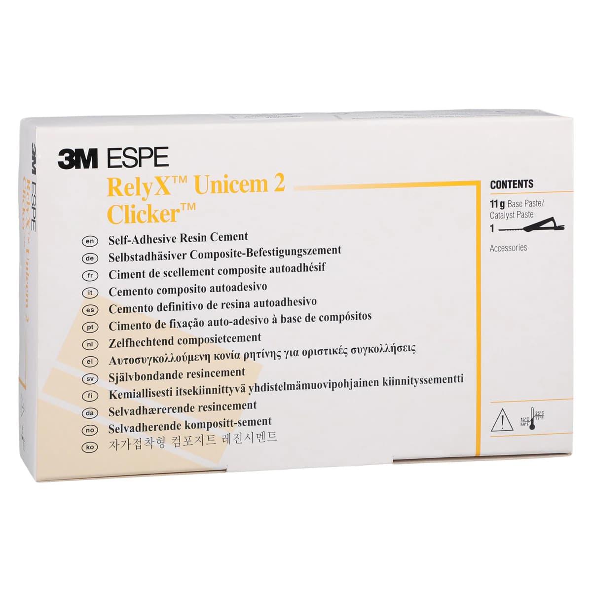 3M RelyX Unicem 2 Self-Adhesive Resin Cement, Clicker Refill, A3 Opaque, 11 g, 56876 thumbnail 2