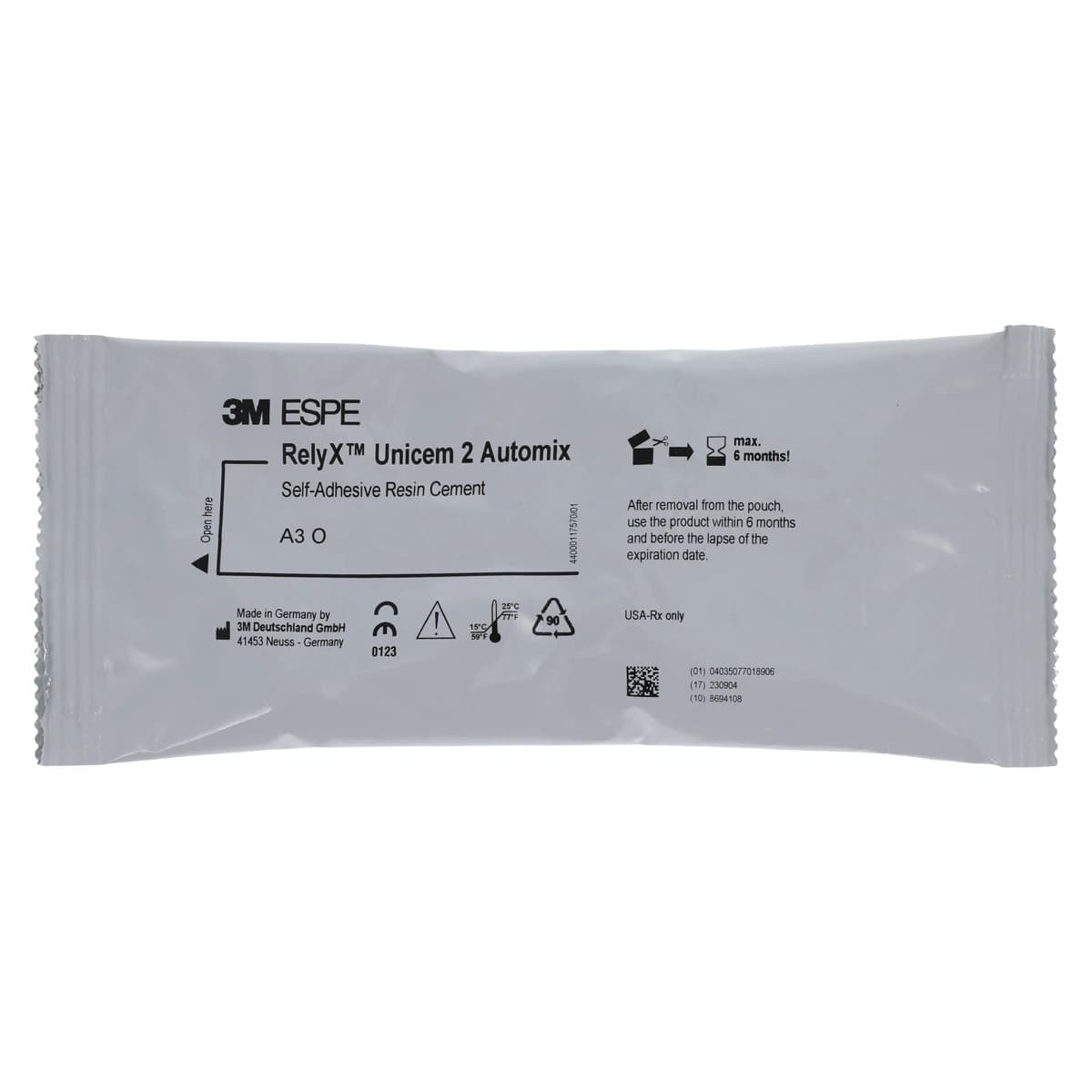 3M RelyX Unicem 2 Self-Adhesive Resin Cement, Clicker Refill, A3 Opaque, 11 g, 56876 thumbnail 3