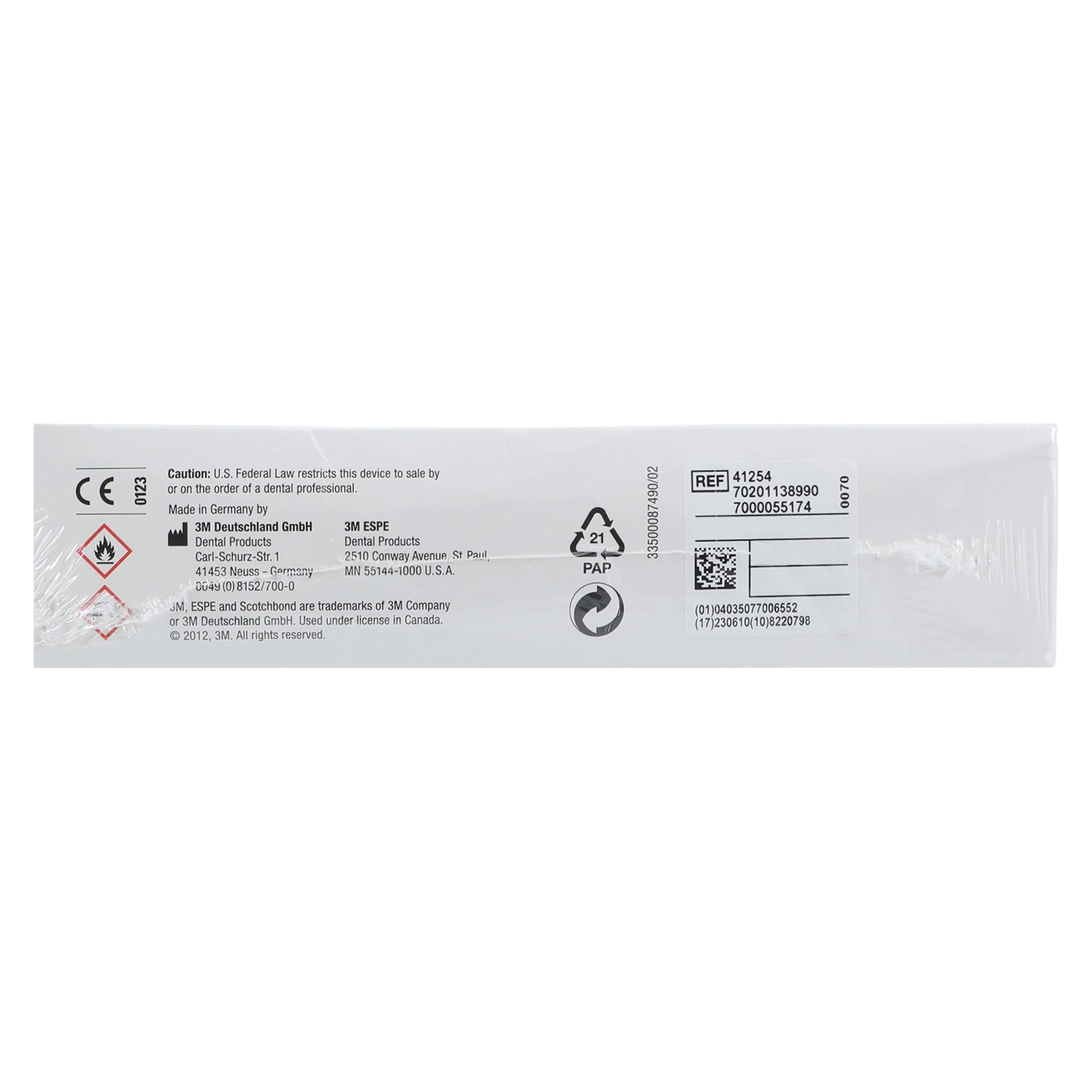 3M Scotchbond Universal Adhesive Vial Intro Kit, 5 mL Adhesive Vial, 3 mL Etchant Syringe, 50 Mix Wells, 50 Microbrushes, 25 Dispensing Tips, 41254 thumbnail 12
