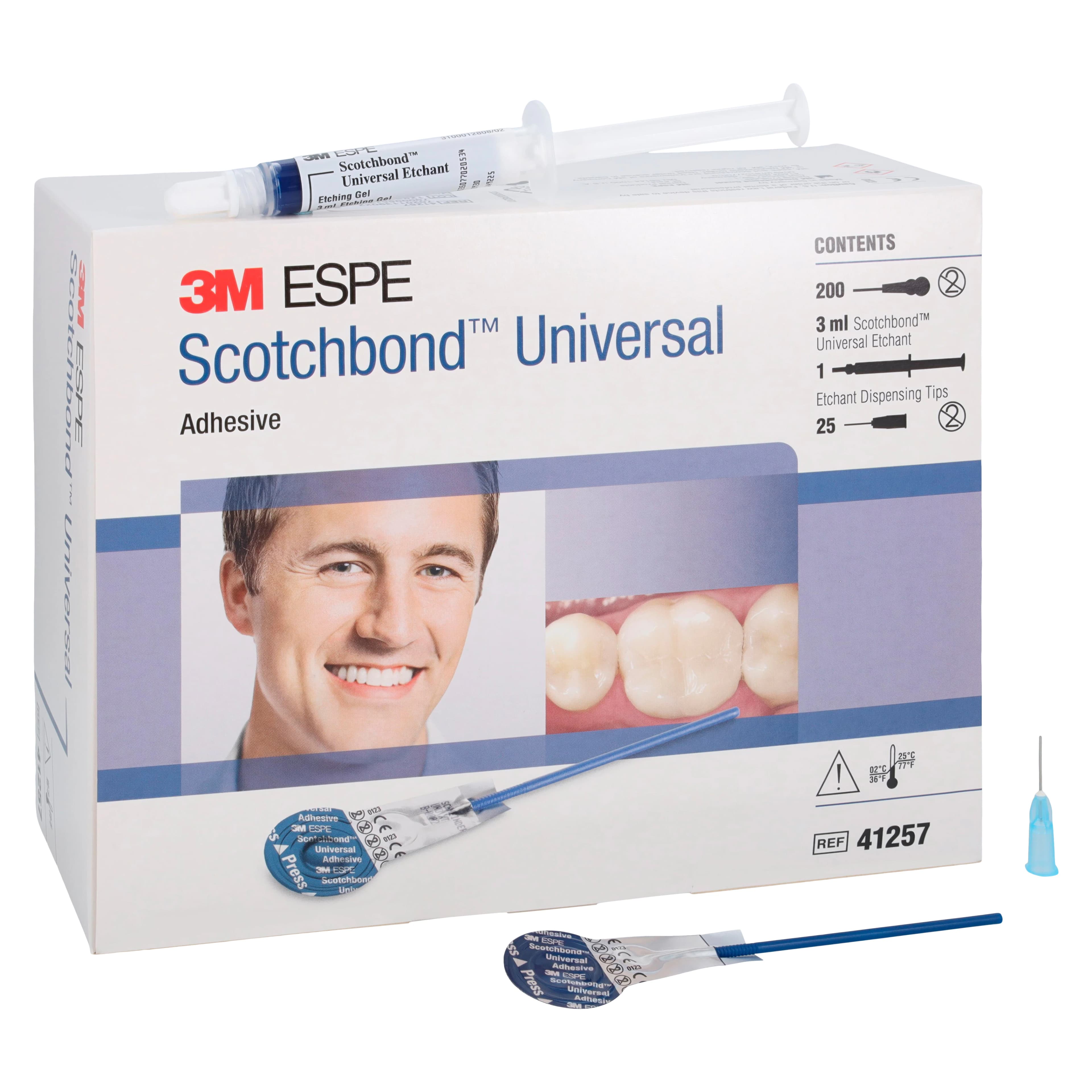 3M Scotchbond Universal Adhesive, Light-Cure, Unit Dose Bulk Pack, 200/Pk, 41257 thumbnail 2