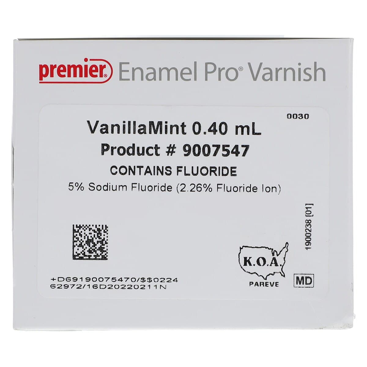 Enamel Pro Varnish, 5% Sodium Fluoride, Clear, Vanilla Mint, 0.40 mL Unit Dose, 35/Box, 9007547 thumbnail 5