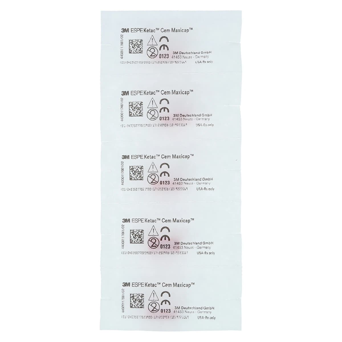 3M (Solventum) Ketac Cem Maxicap Glass Ionomer Luting Cement Capsule Refill, 50/Box, 56021 thumbnail 3