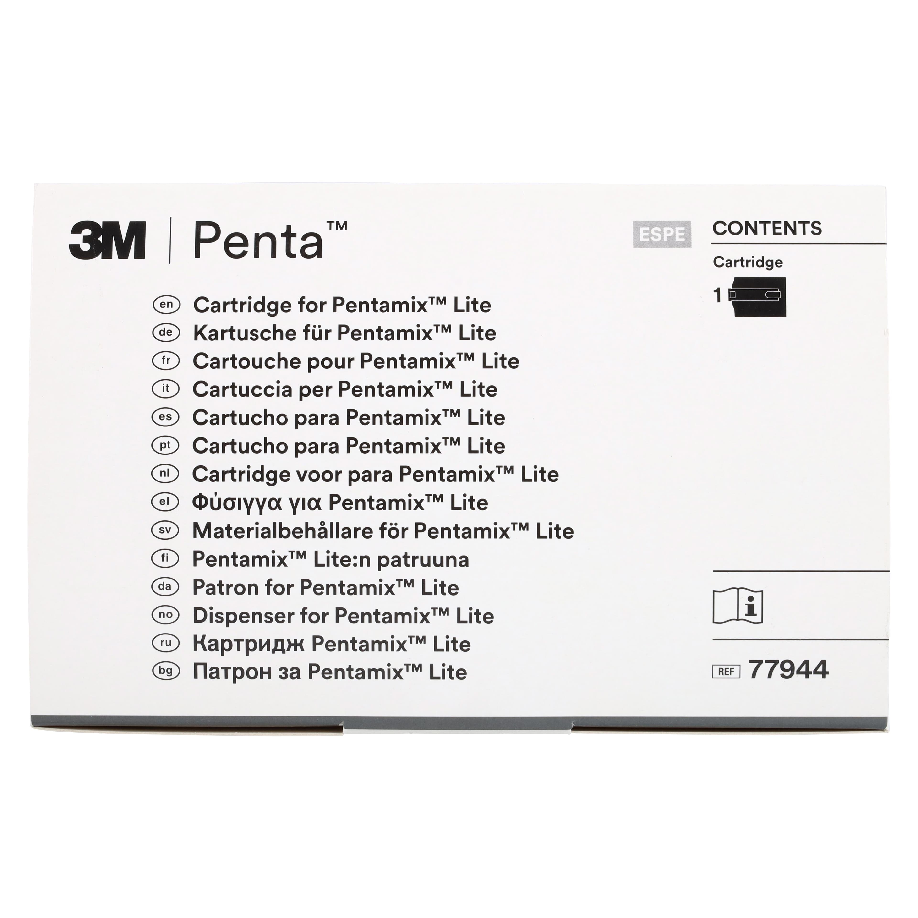 Penta Cartridge for Pentamix Lite, Reusable Metal Cartridge, 1 Each, 77944 thumbnail 7