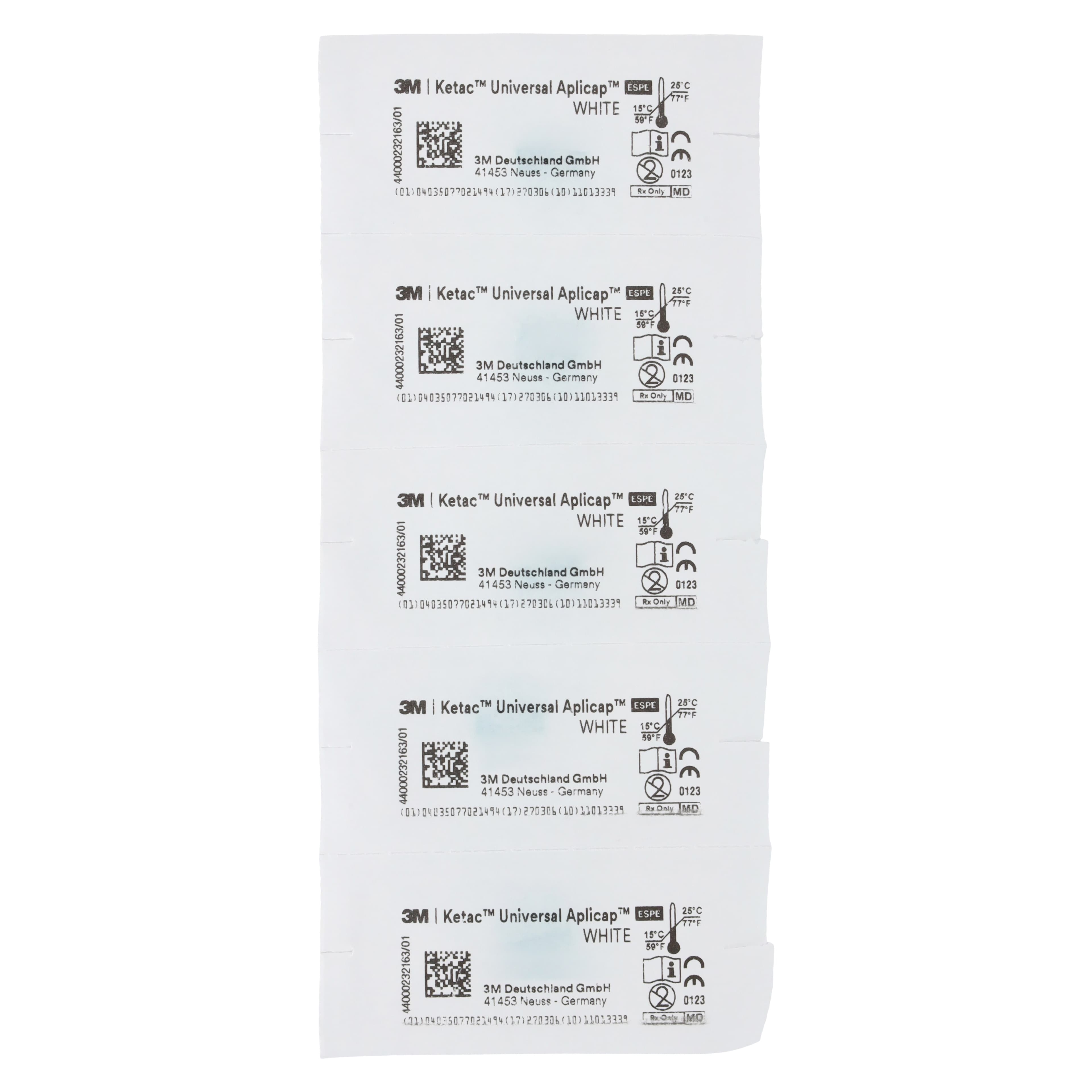 Ketac Universal Aplicap Glass Ionomer Restorative, Assorted Shades (White, A2, A3), 50 Capsules/Box, 61085 thumbnail 3