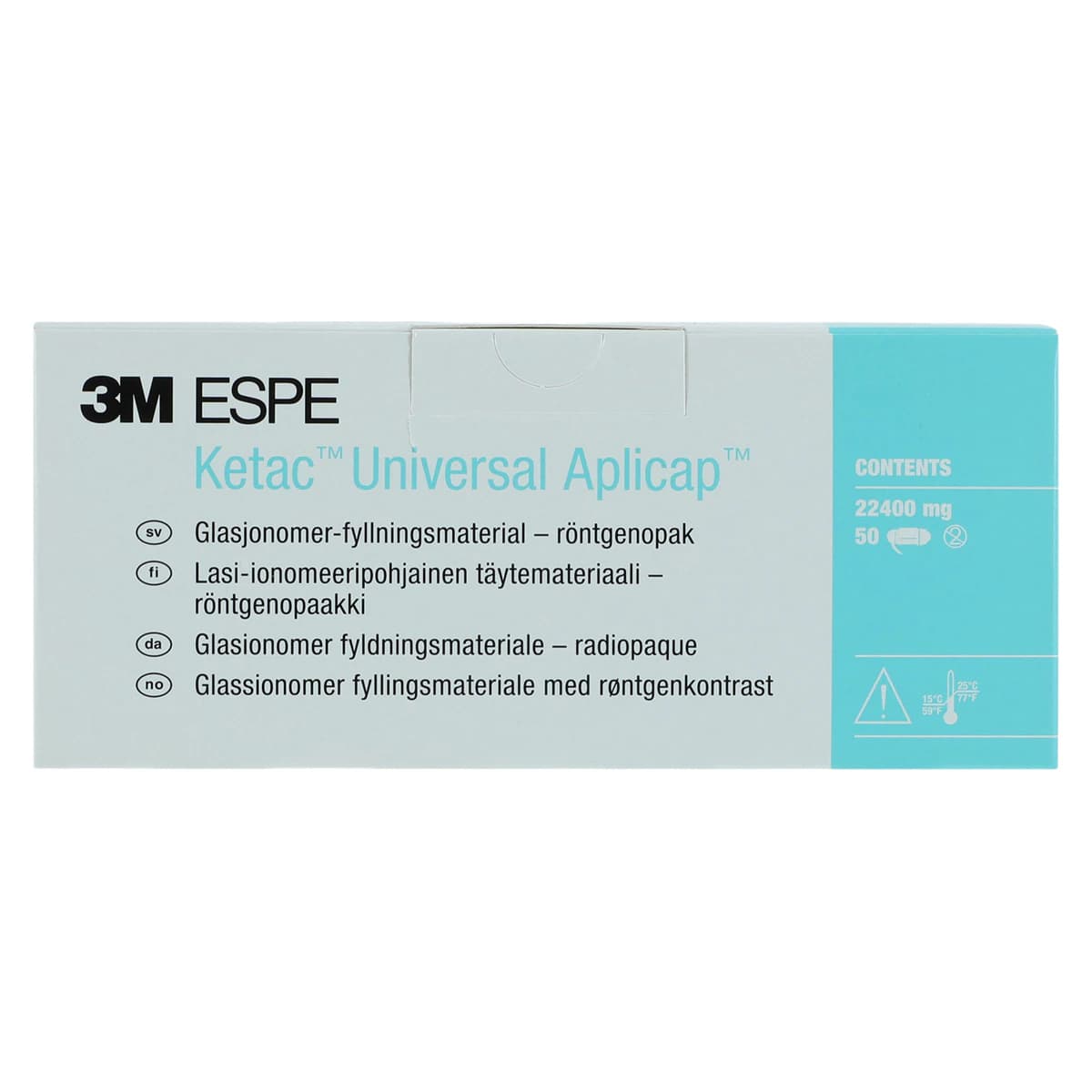 Ketac Universal Aplicap Glass Ionomer Restorative, Shade A3, Self-Cure, 50 Capsules/Box, 61089 thumbnail 5
