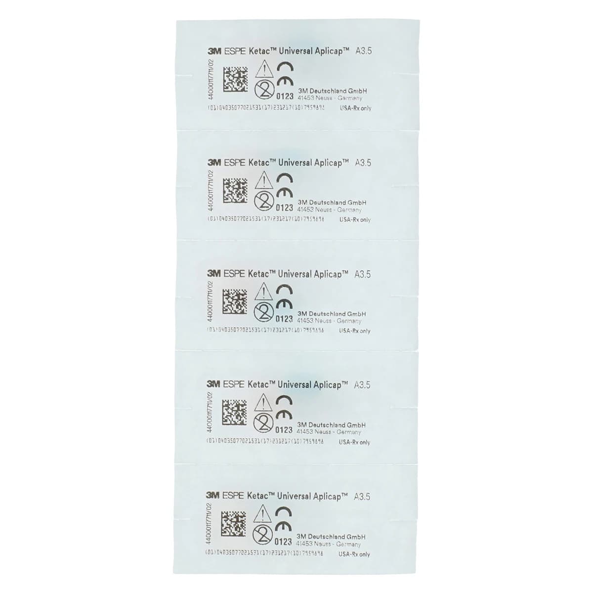 3M Ketac Universal Aplicap Glass Ionomer Restorative, Shade A3.5, Refill, 50 Capsules, 61095 thumbnail 3