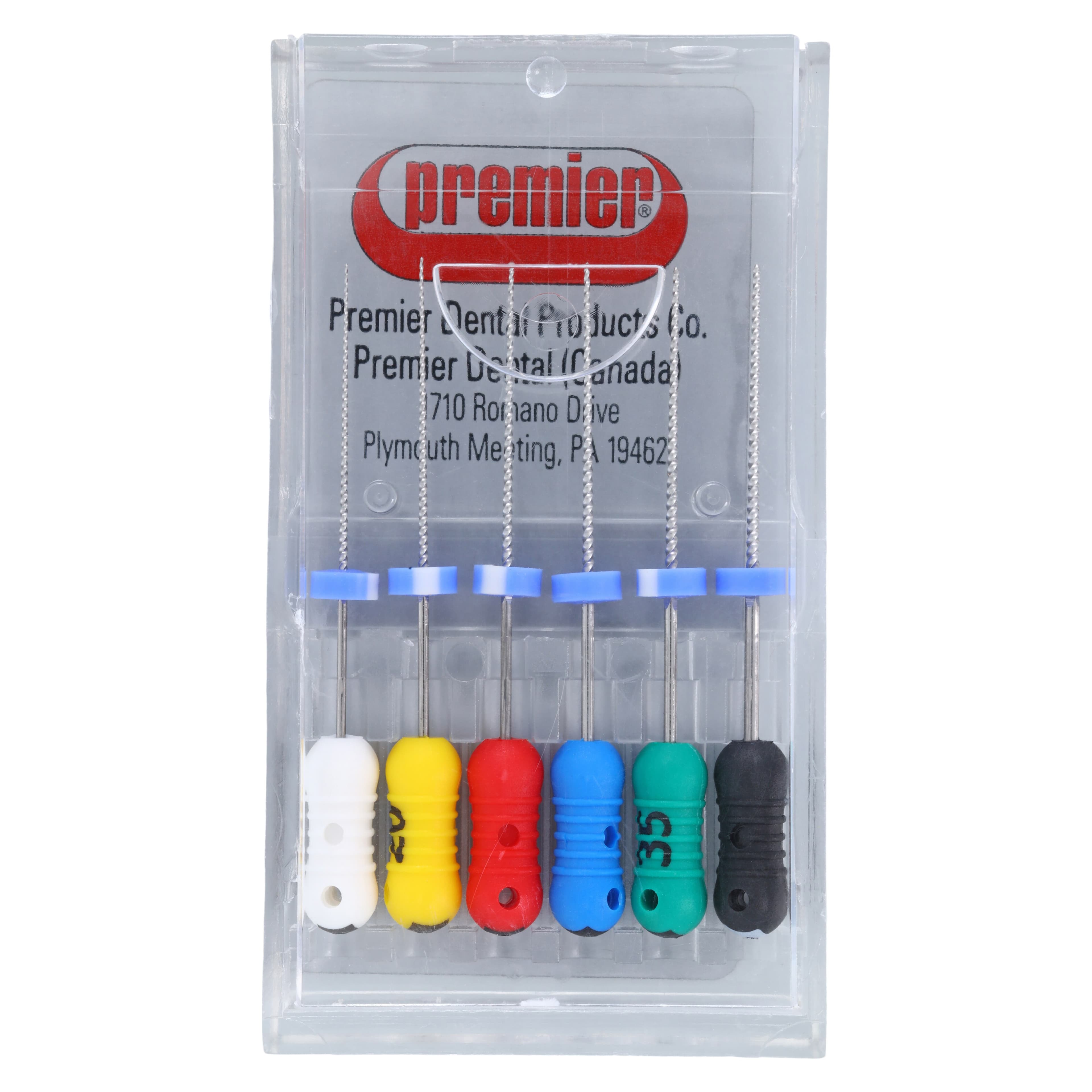 Premier K-Files, Stainless Steel, 25mm, Assorted #15-40, 6/Pk, 9053248 thumbnail 6