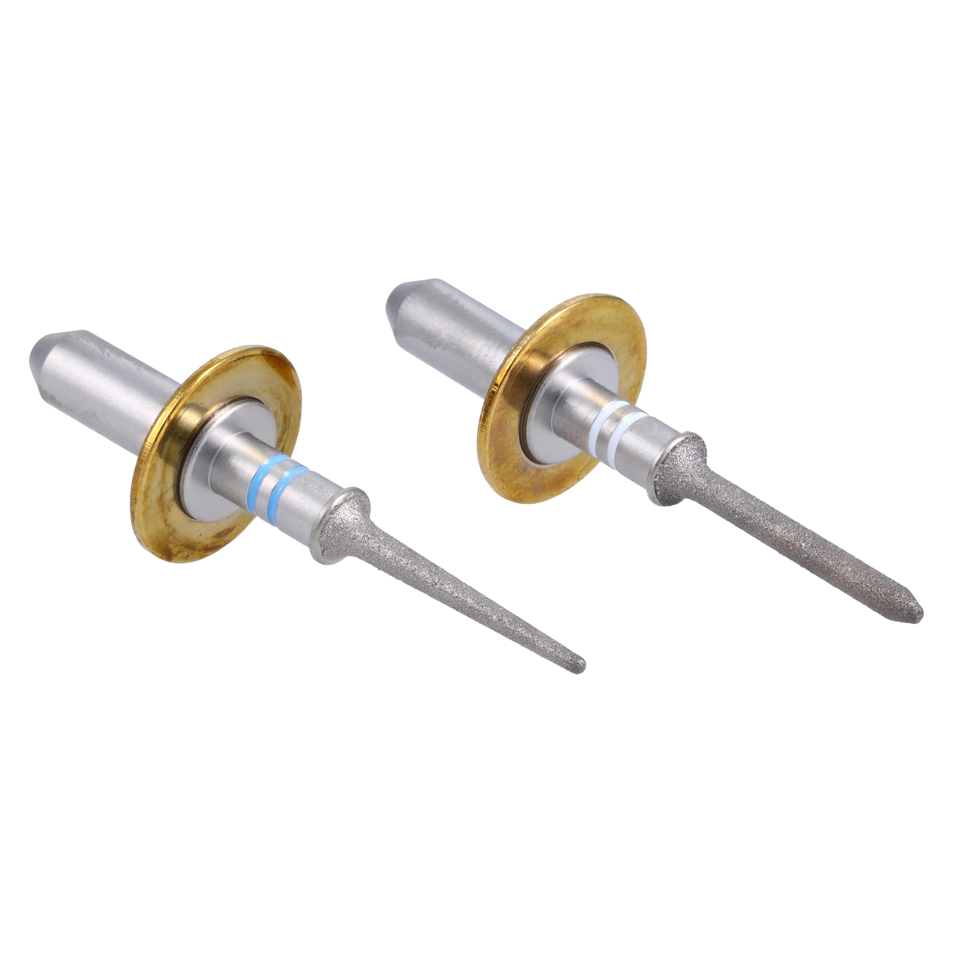 Two Striper PlanMill S Diamond Milling Burs, Assorted (Taper/Conical, Long), 2/Pk - Two Striper PlanMill S Diamond Milling Burs Assorted Kit - Image 1
