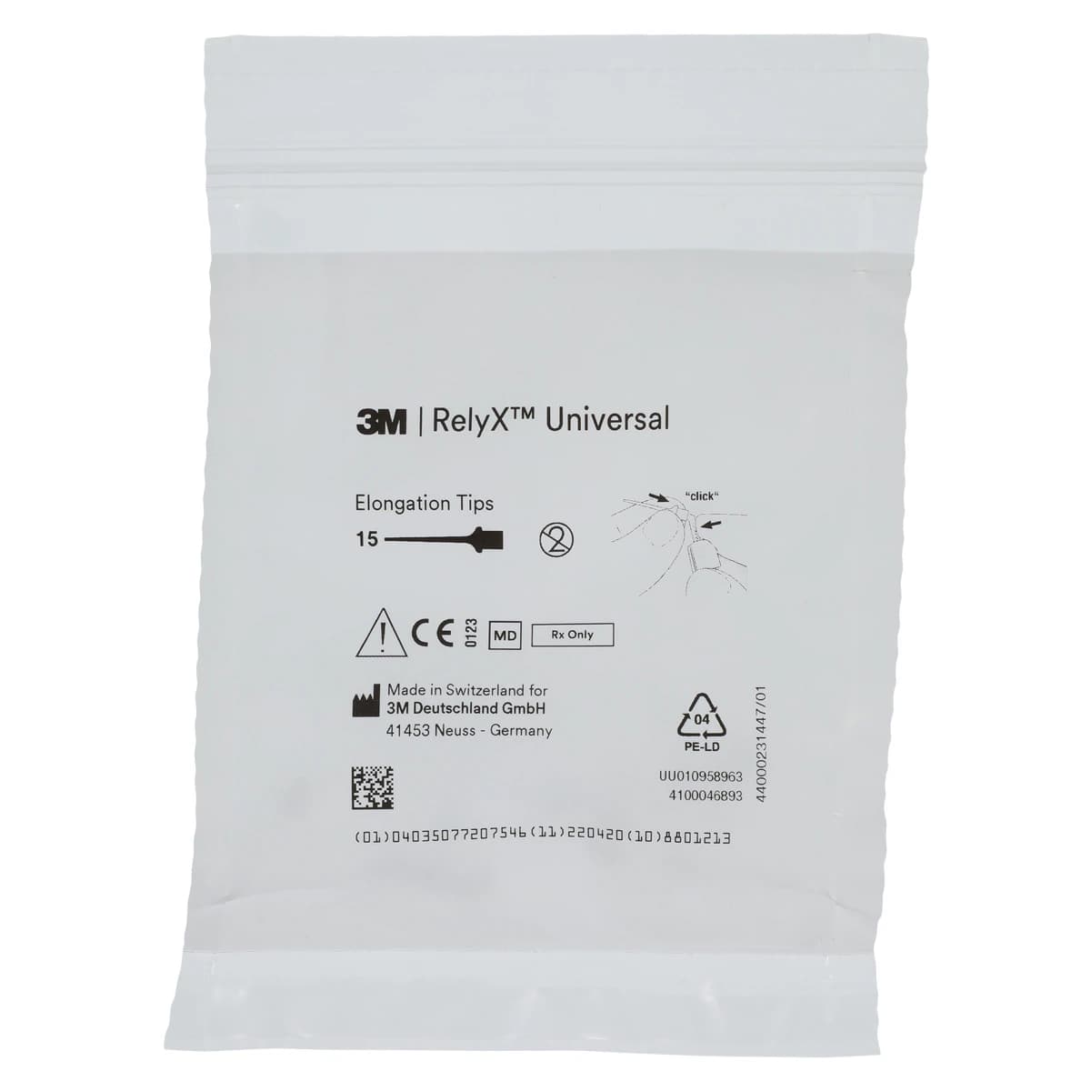 3M™ RelyX™ Universal Resin Cement, Translucent Shade, Value Pack (3 x 3.4g Syringes, 45 Micro Mixing Tips, 15 Elongation Tips), 56977 thumbnail 8