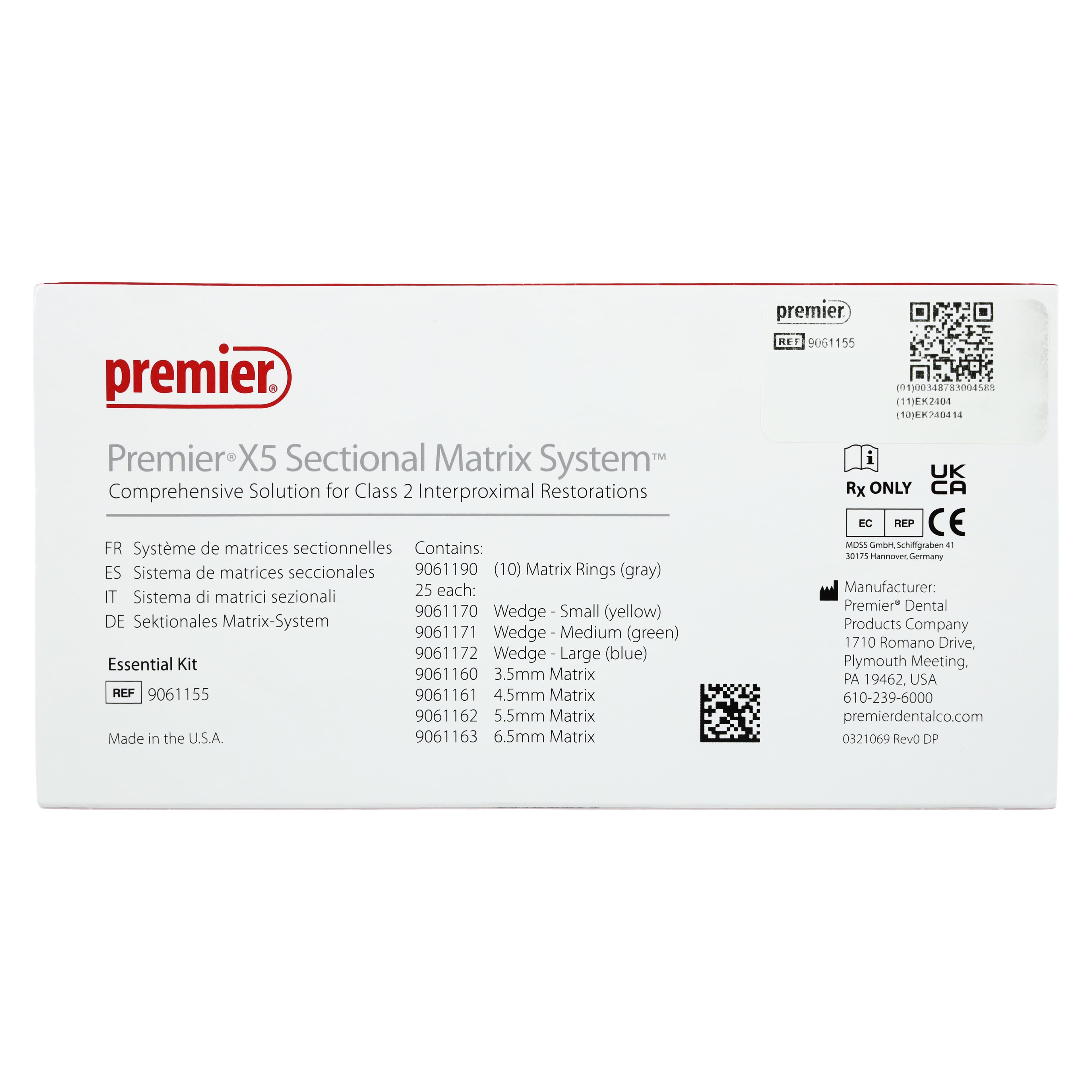 Premier X5 Sectional Matrix System Essential Kit, 9061155 thumbnail 3