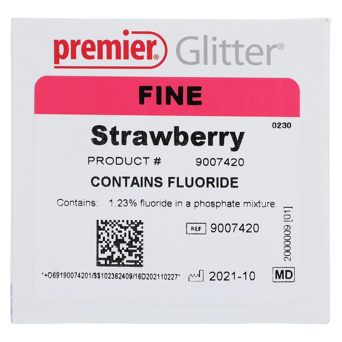 Glitter Prophy Paste, Fine, Strawberry, with Fluoride, Unit Dose Cups, 200/Box, 9007420 thumbnail 4
