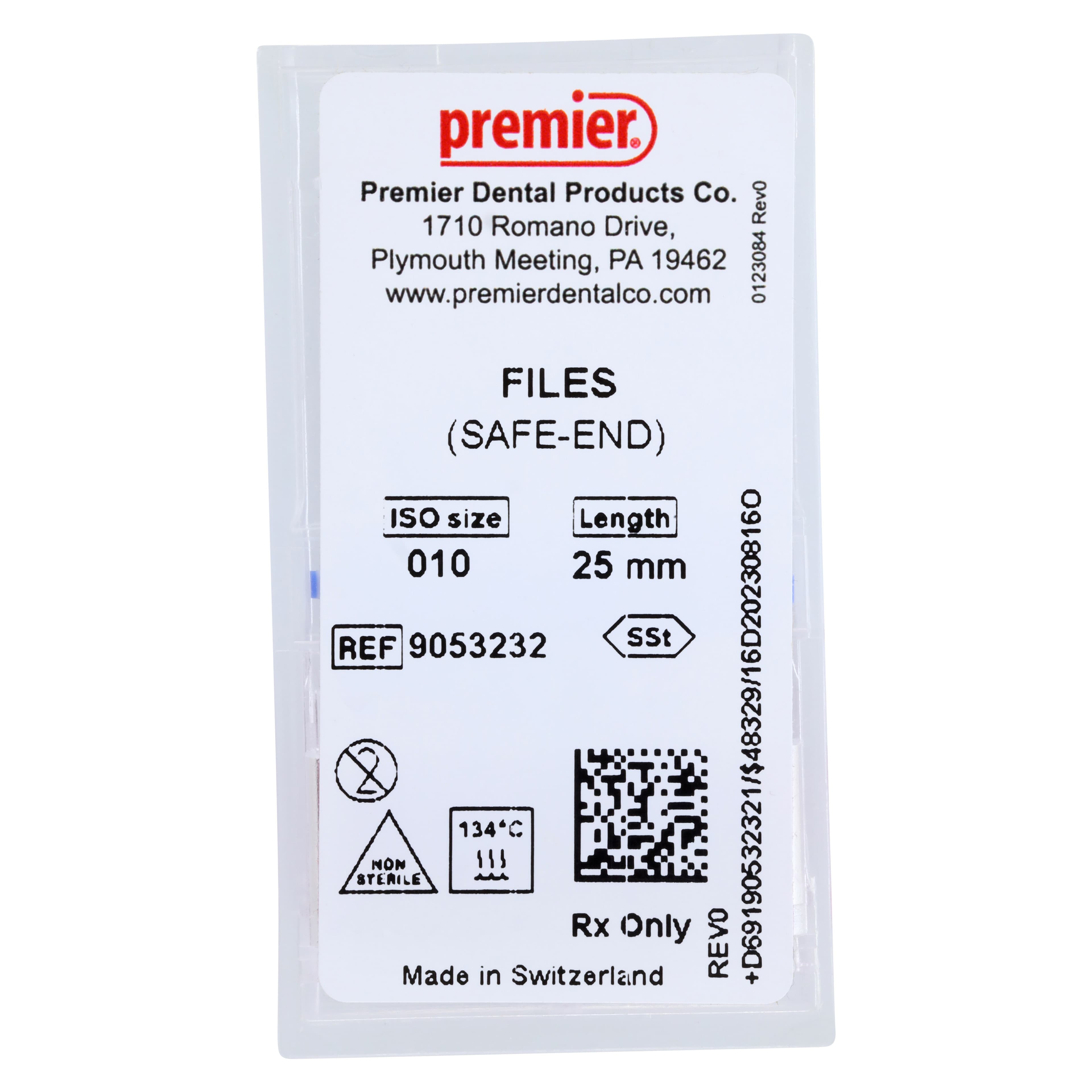 Premier K-File, Stainless Steel, 25 mm, Size #10, Purple, 6/Pk, 9053232 thumbnail 5