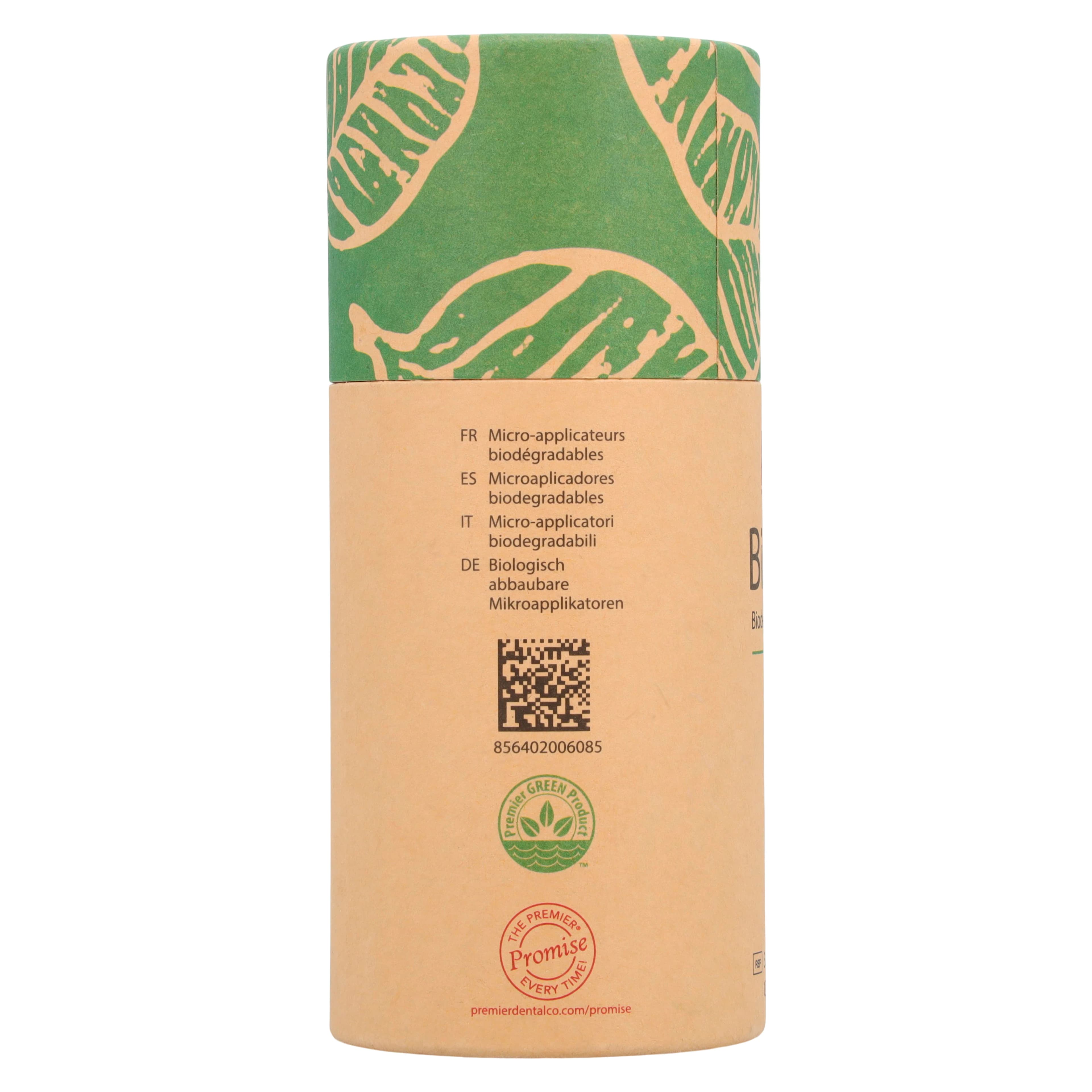 Premier BioGREEN Biodegradable Micro-Applicators, Fine, Blue, 100/Tube, 3005101 thumbnail 4