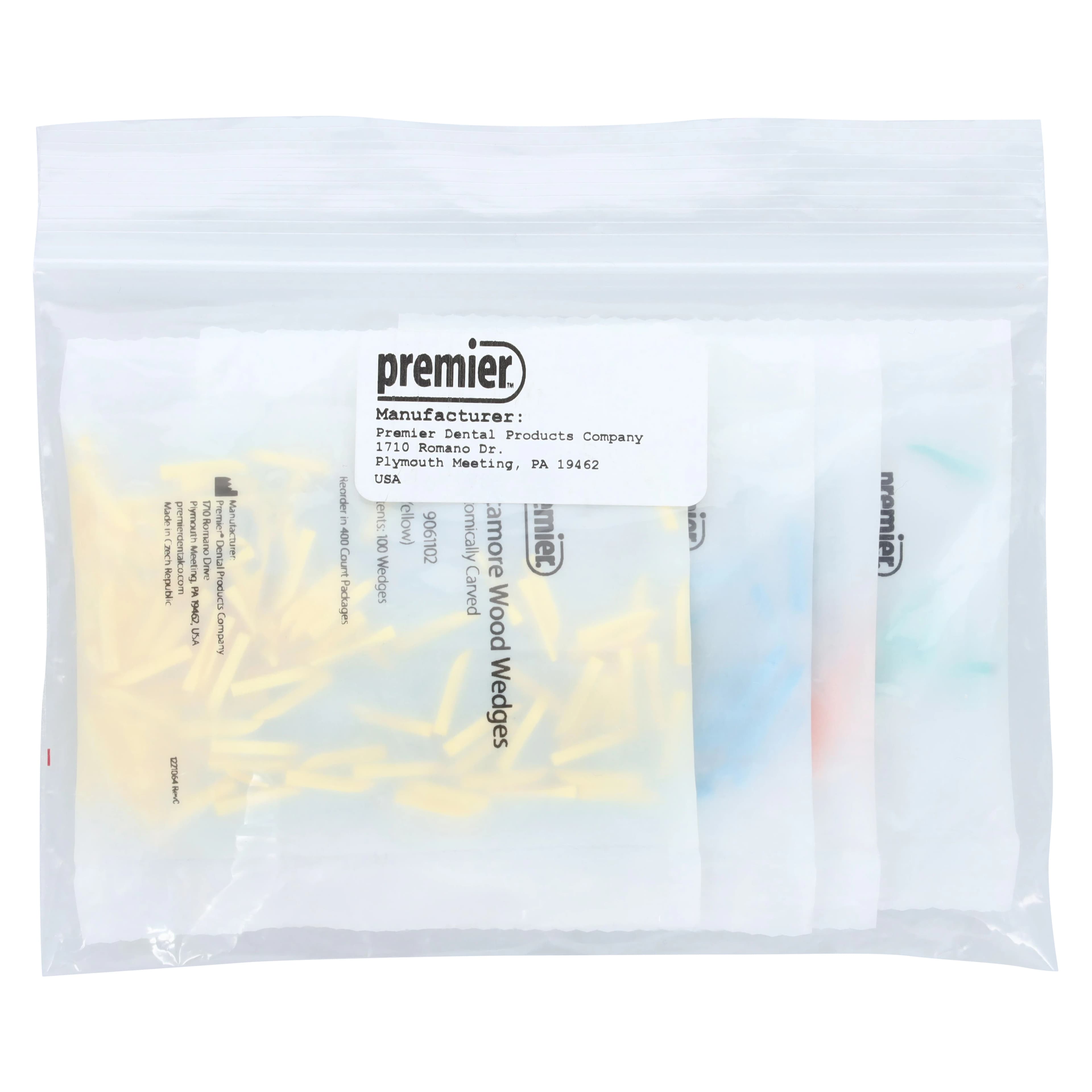 Premier Sycamore Wood Wedges, Assorted (UT, 13, 13T, 15), 400/Box, 9061108 thumbnail 6