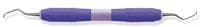 Premier Big Easy® Ultralite™ Mini Pocket Scaler, Gracey #3/4, Double End, Purple Silicone Handle, 1/Pkg, #05671 - Mini Pocket Scalers – # 3/4 MPS, Big Easy® Ultralite™ Handle, Double End - Mini Pocket Scalers – # 3/4 MPS, Big Easy® Ultralite™ Handle, Double End - Image 1