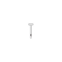 Two Striper® Diamond Bur FG, Coarse, Green, Wheel #866, 5.7 mm Diameter, 5/Pkg, 2015546 - Two Striper® Diamond Burs – FG, Coarse, Green, Wheel - # 866, 5.7 mm Diameter, 5/Pkg - Image 1