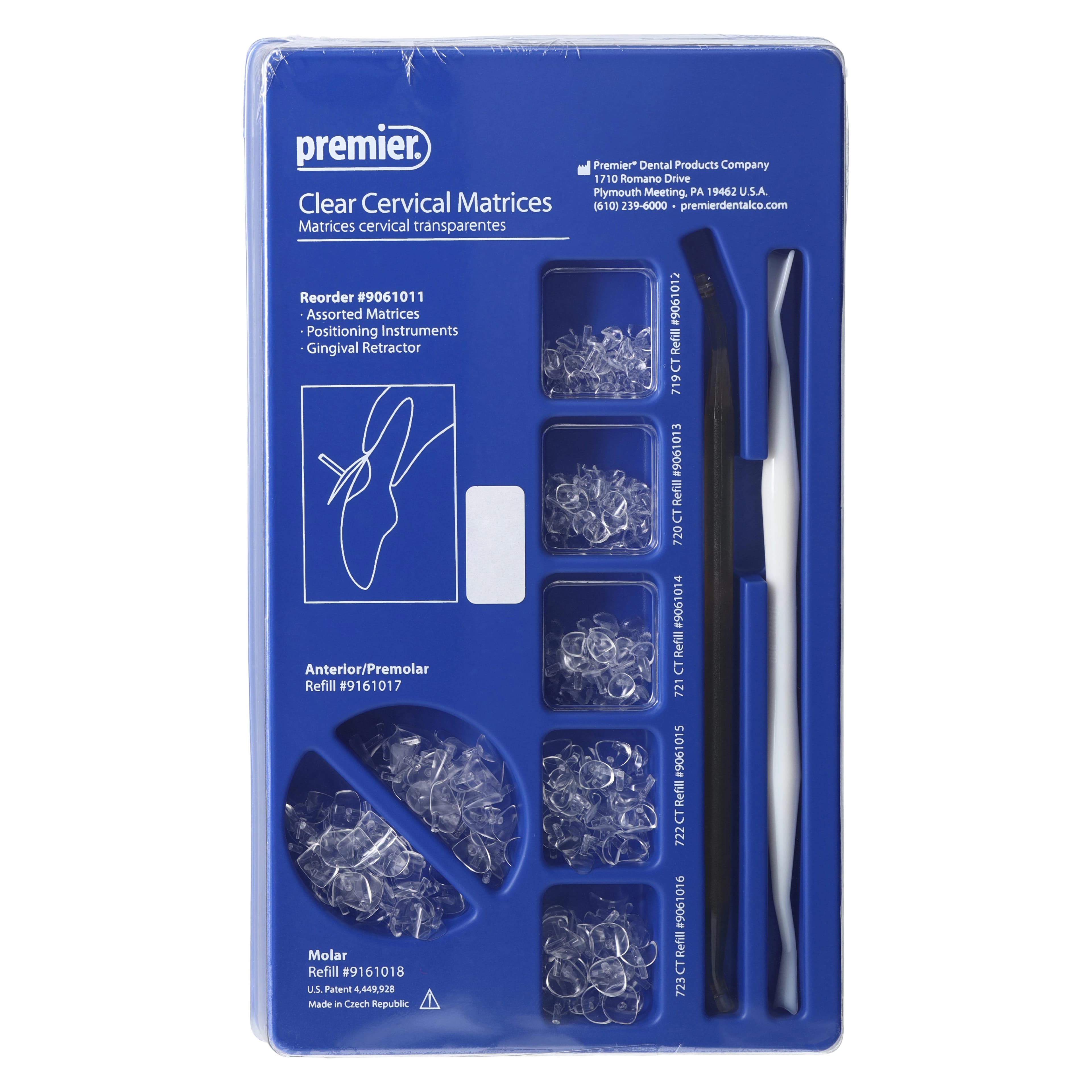 Cure-Thru Clear Cervical Matrices, Assortment, 275/Box, 9061011 - Cure-Thru Clear Cervical Matrices, Assortment, 275/Box, 9061011 - Image 1