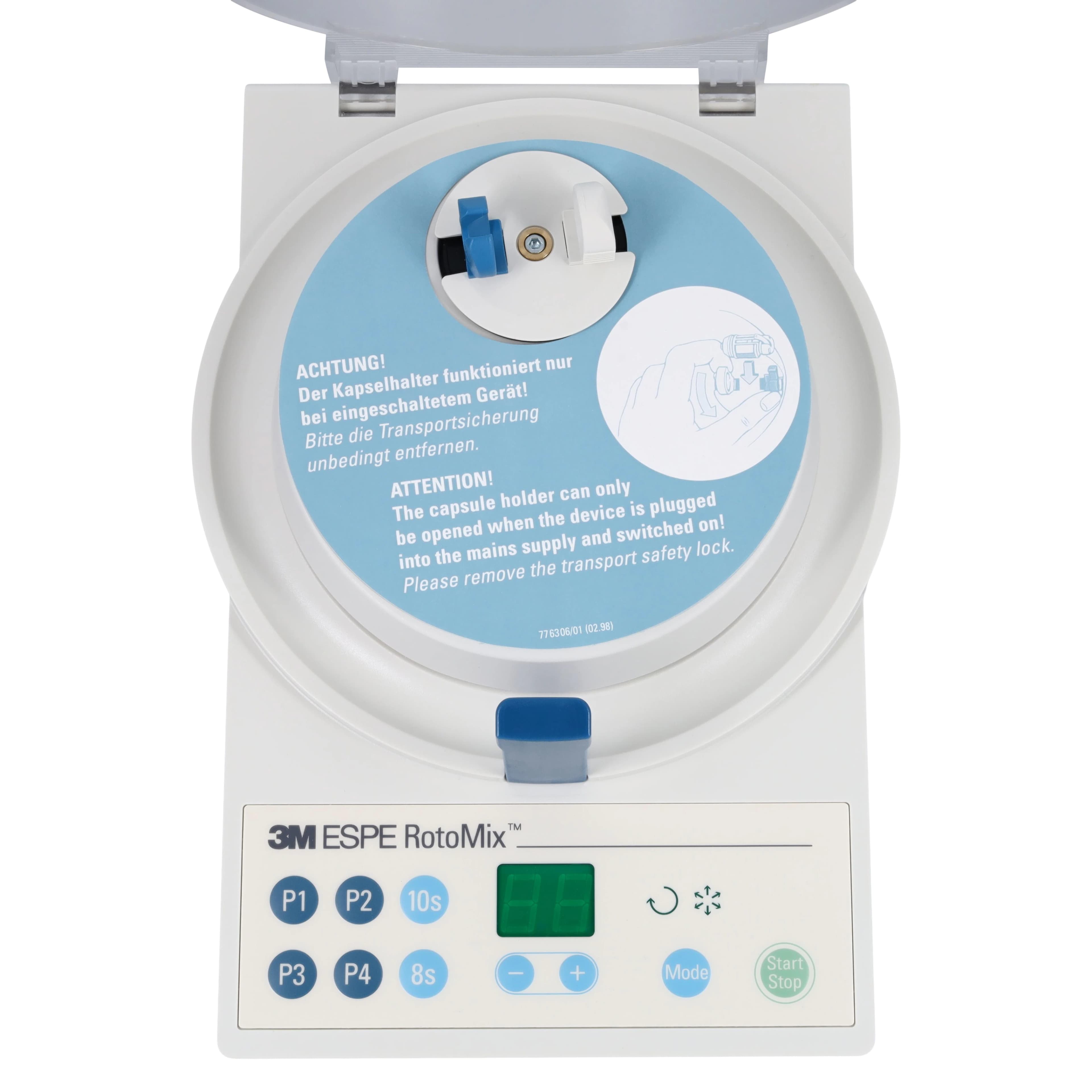 Solventum (3M) RotoMix Capsule Mixing Unit, Digital Amalgamator, 120V/60Hz, Model 76310 thumbnail 7