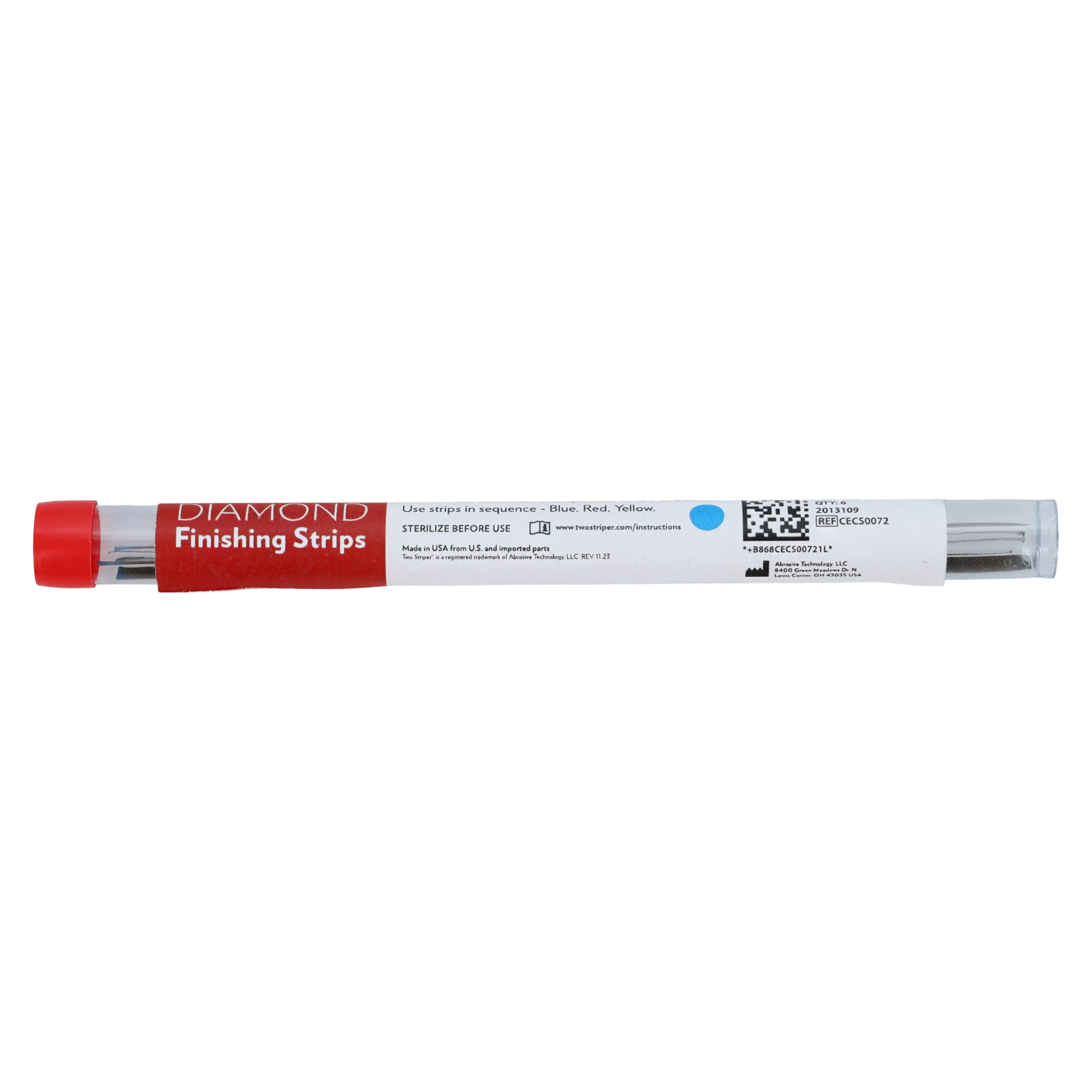 Premier Two Striper Diamond Finishing Strip, 150T, Blue (60 Micron, Coarse), 3.75mm, 6/Pk, 2013109 thumbnail 5