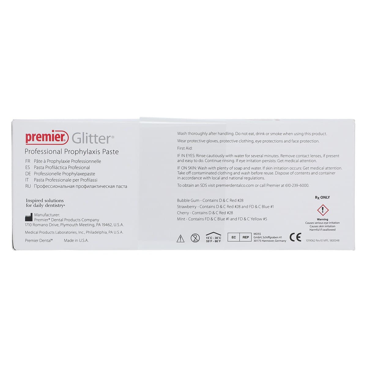Glitter Prophy Paste, Medium Grit, Strawberry, with Fluoride, Unit Dose Cups, 200/Box, 9007422 thumbnail 3