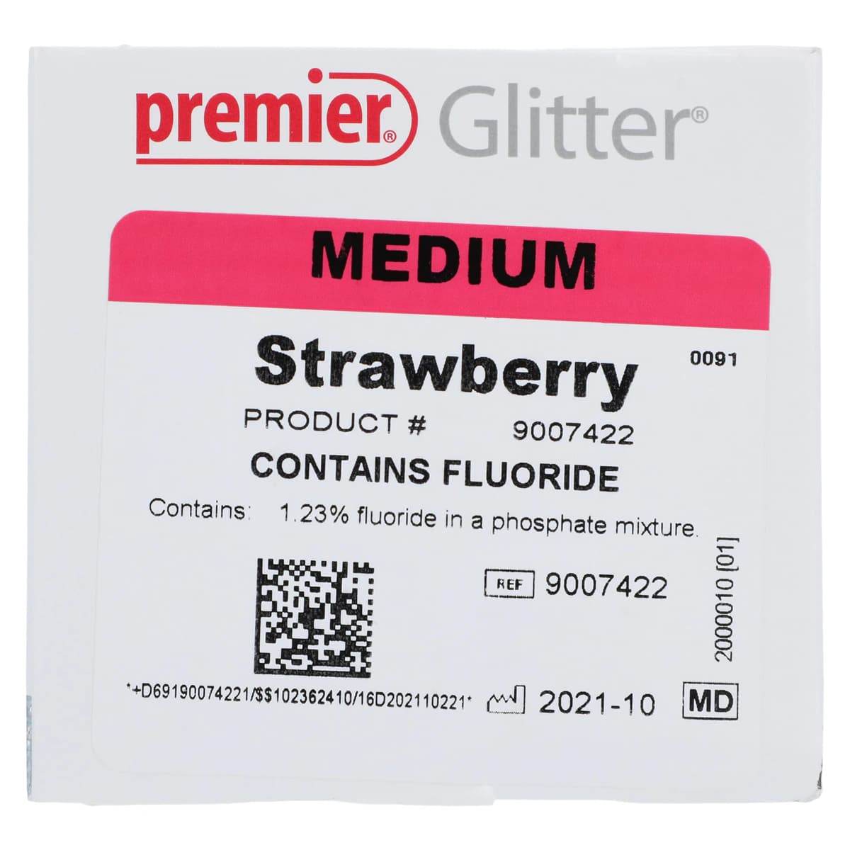 Glitter Prophy Paste, Medium Grit, Strawberry, with Fluoride, Unit Dose Cups, 200/Box, 9007422 thumbnail 4